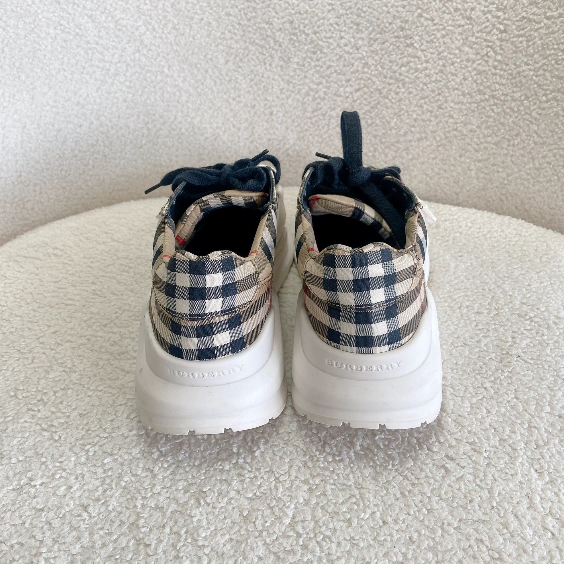 Burberry Burberry Horseferry Check Sneakers Size 38 4972 Size US 7.5 / IT 37.5 - 3 Thumbnail