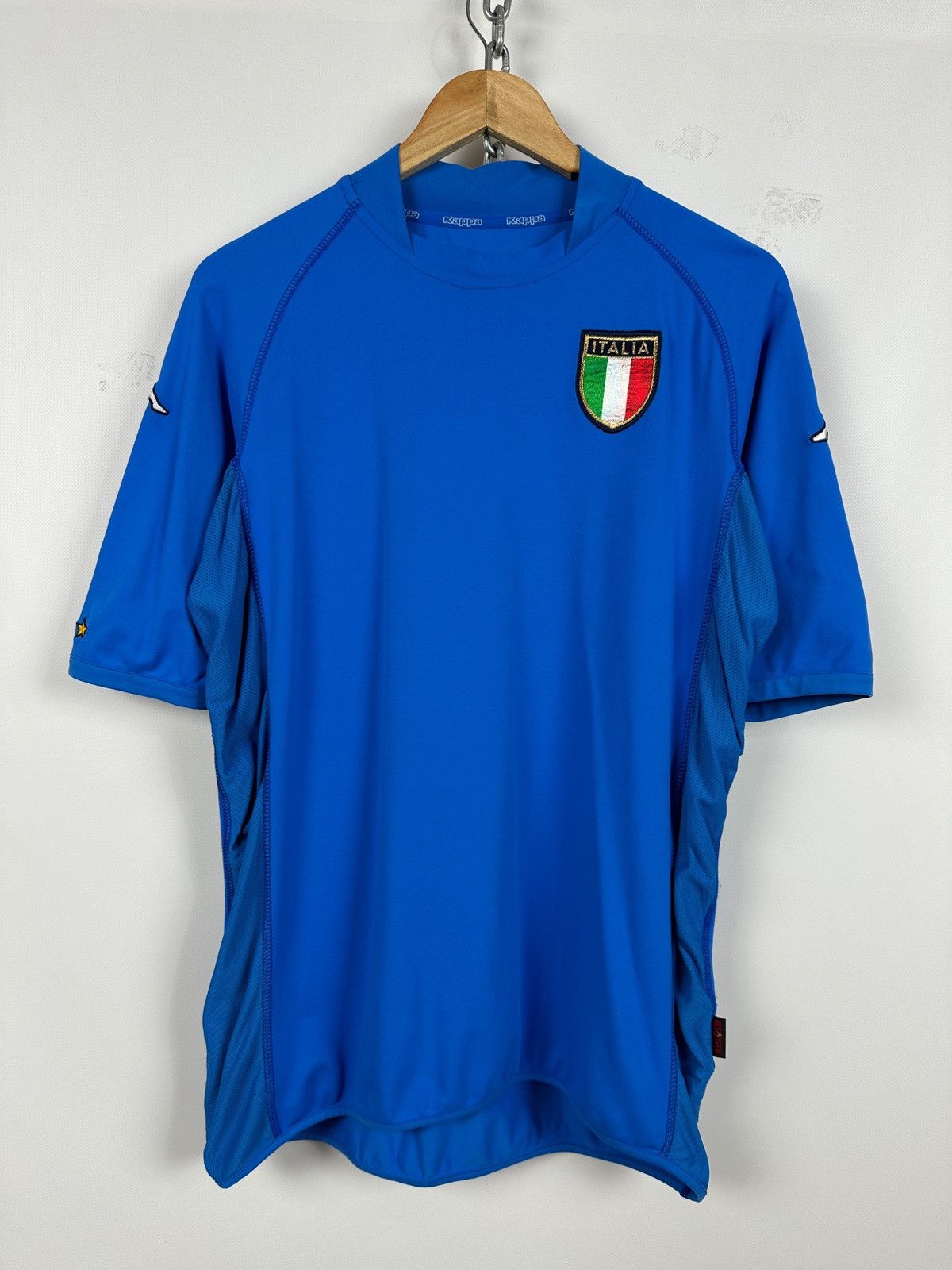 Kappa 2000-2003 Kappa Italy National Team Home Soccer Jersey Size US XL / EU 56 / 4 - 3 Thumbnail