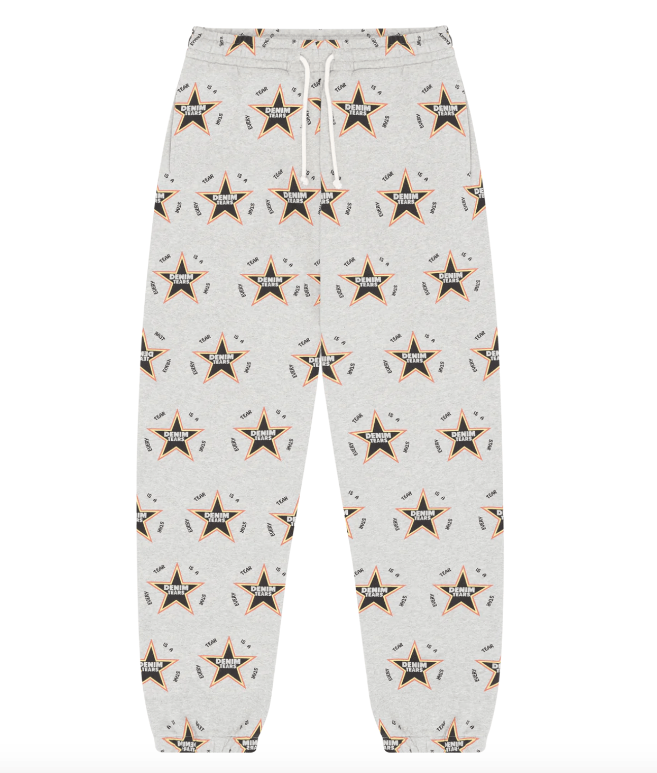 DENIM TEARS Denim Tear Every Tear Is A Star Sweatpants Grey Size US 30 / EU 46 - 1 Preview