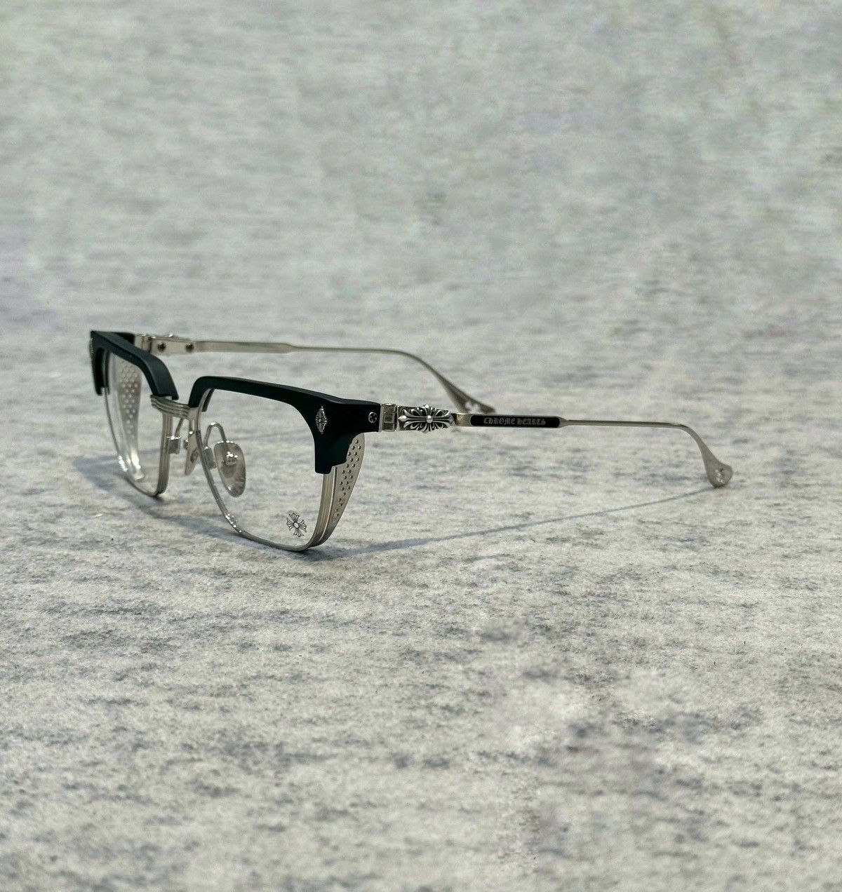 Chrome Hearts CHROME HEARTS LGMA Matte Black/Brushed Silver Size ONE SIZE - 1 Thumbnail