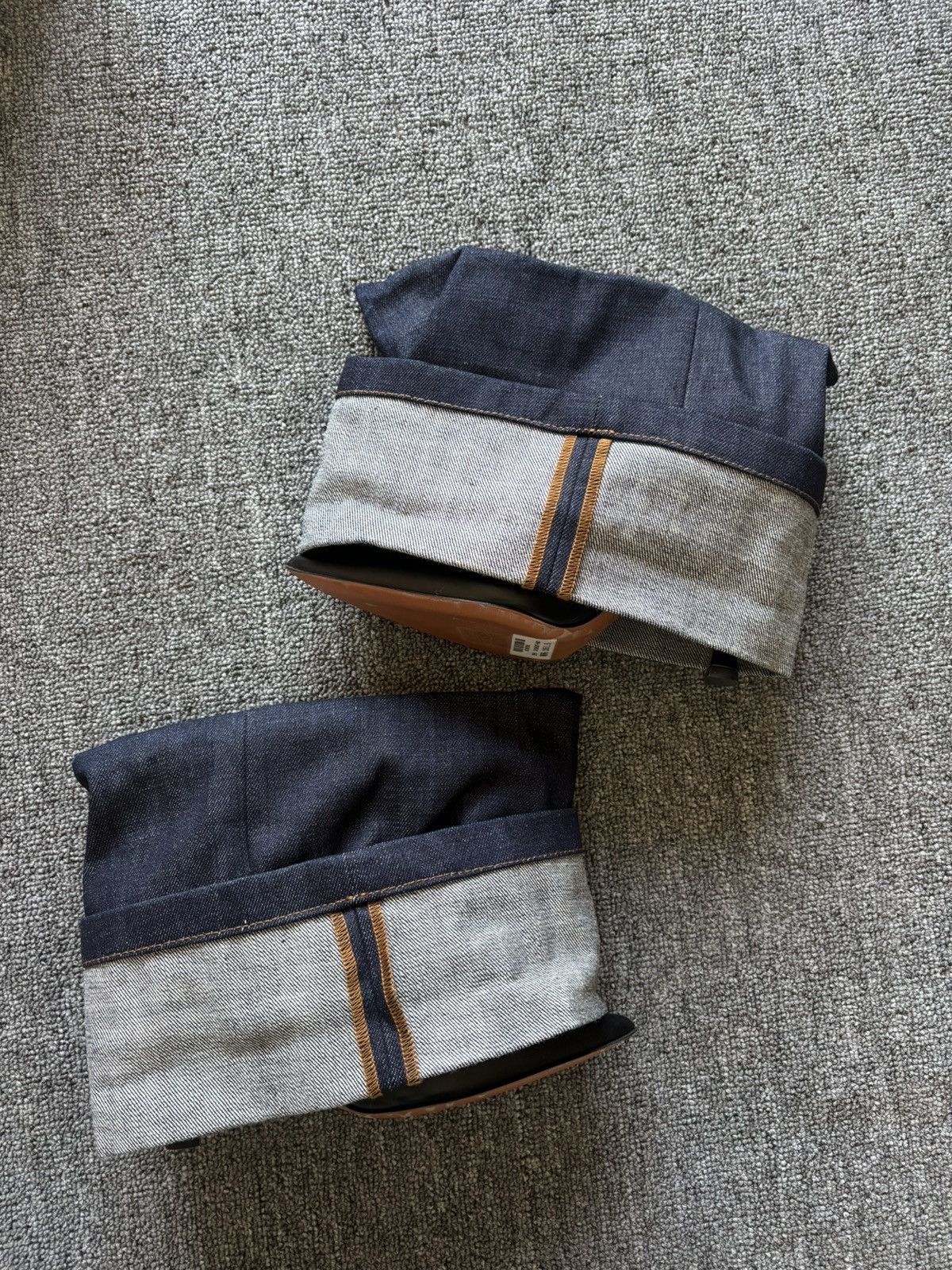 Loewe Loewe denim boots heel Size US 7 / IT 37 - 1 Thumbnail