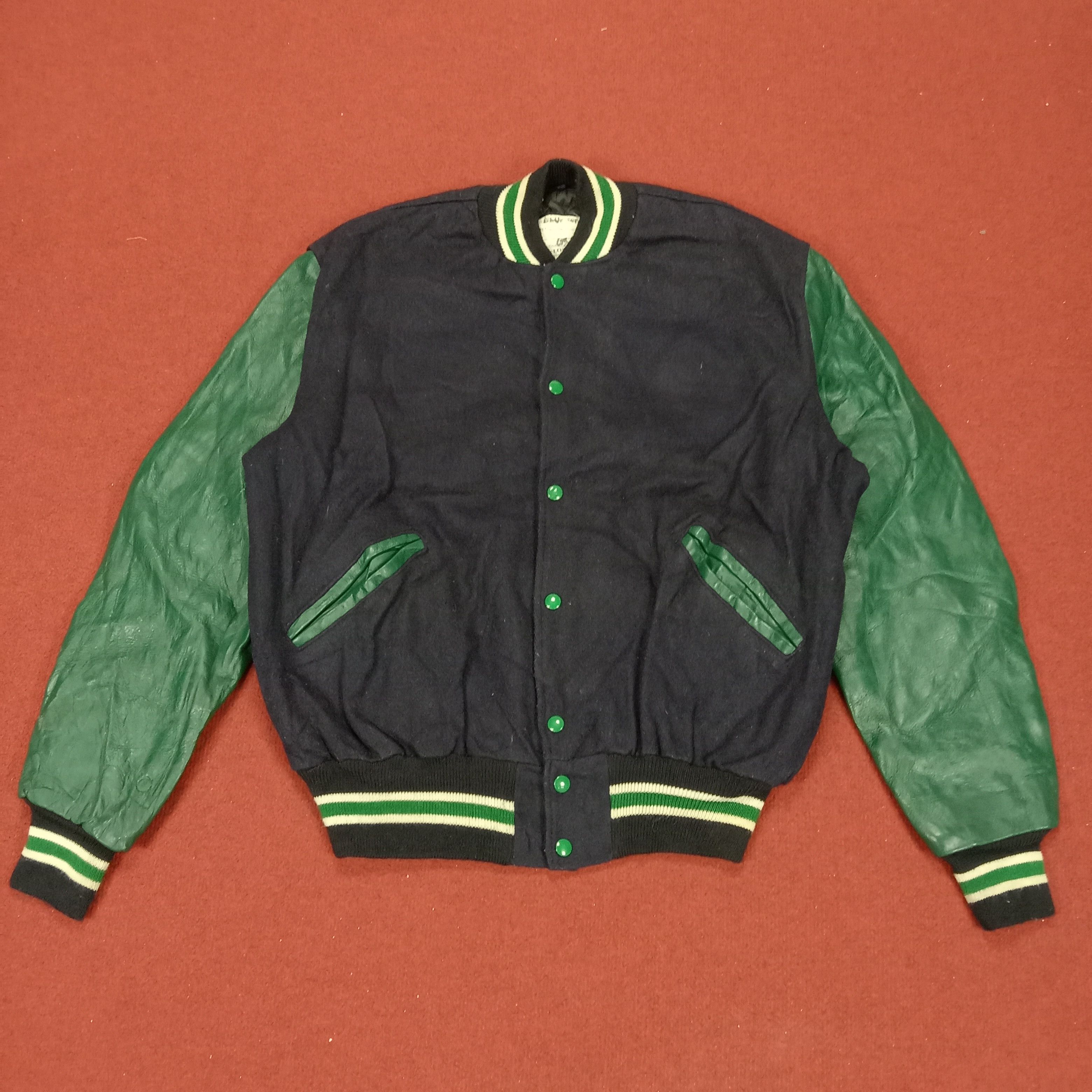 Japanese Brand Varsity Jacket Custom Number Nine Art Streetwear Style Size US XXL / EU 58 / 5 - 3 Thumbnail