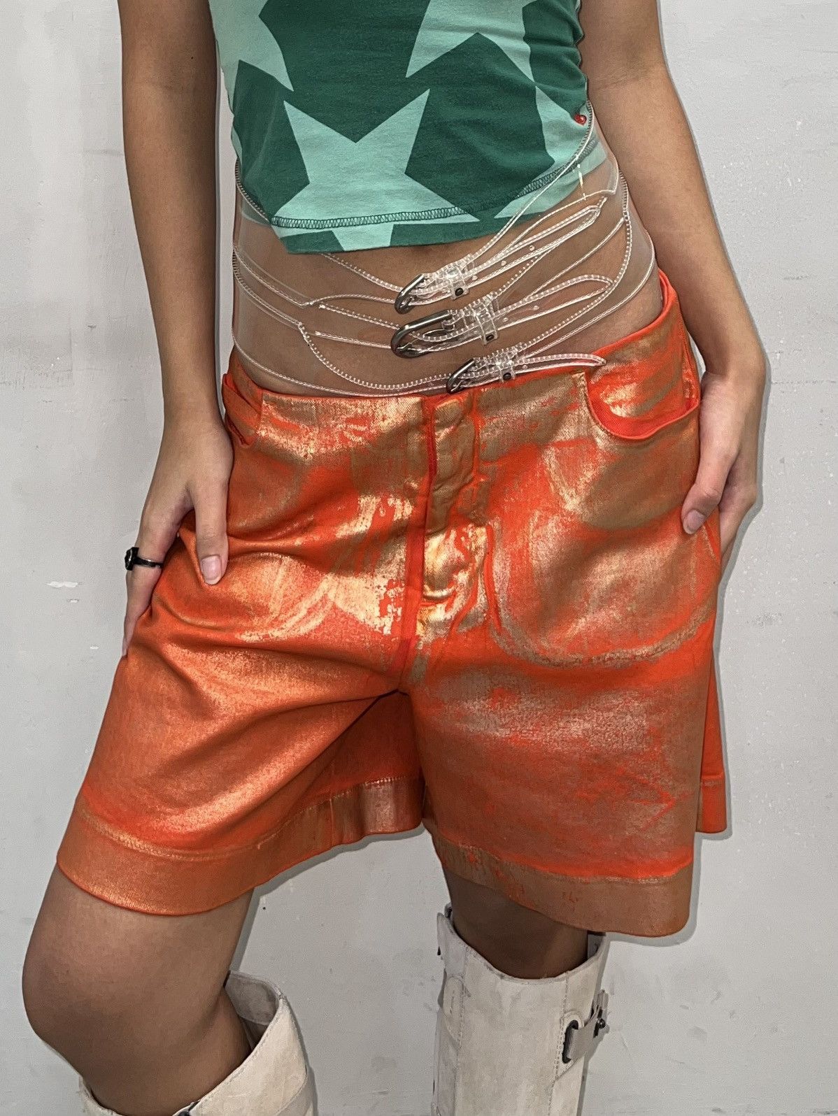 Maison Margiela MAISON MARGIELA DENIM SHORTS Size US 40 / EU 56 - 1 Thumbnail