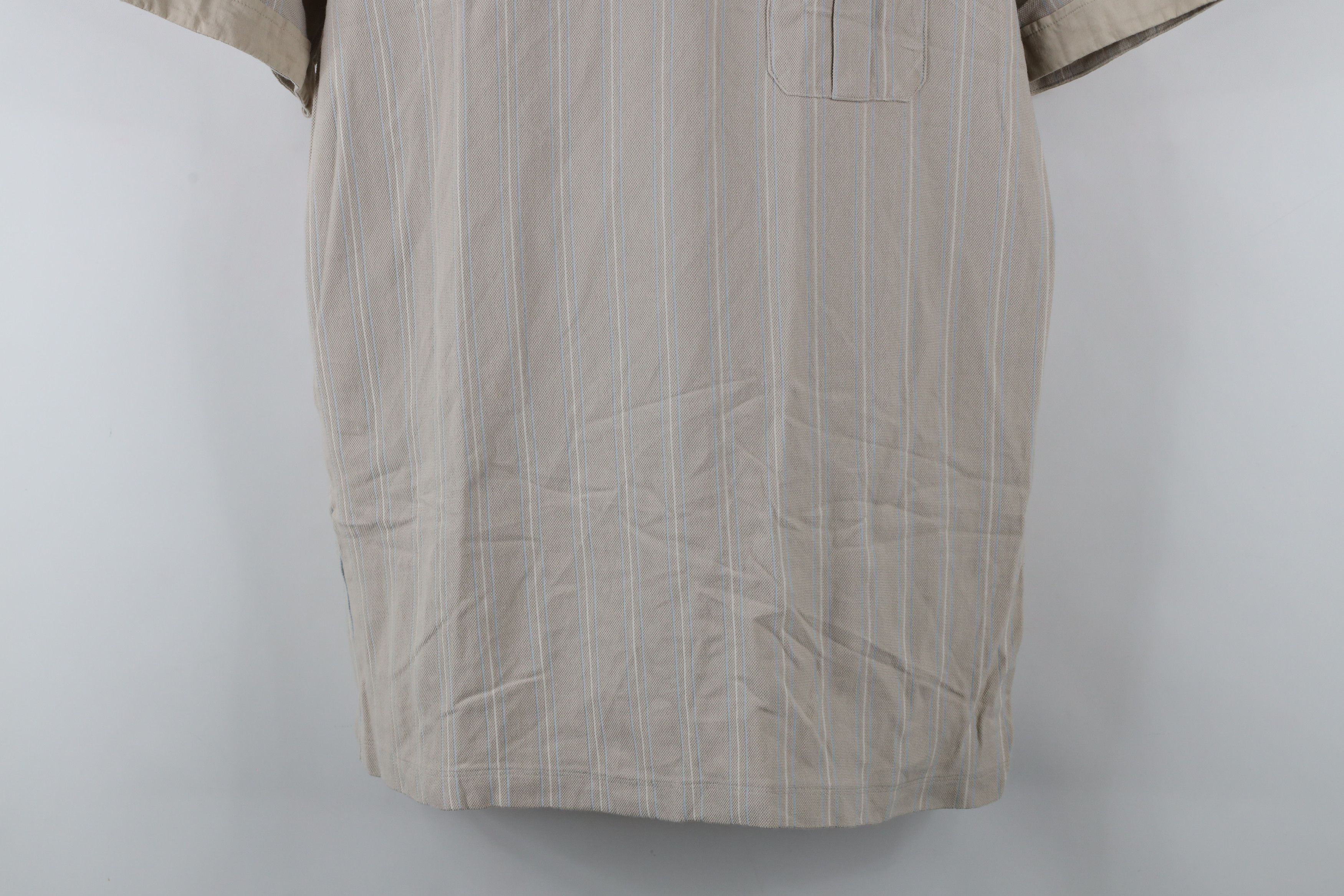 Vintage Vintage Streetwear Cotton Blend Striped Collared Polo Shirt Size US L / EU 52-54 / 3 - 3 Thumbnail