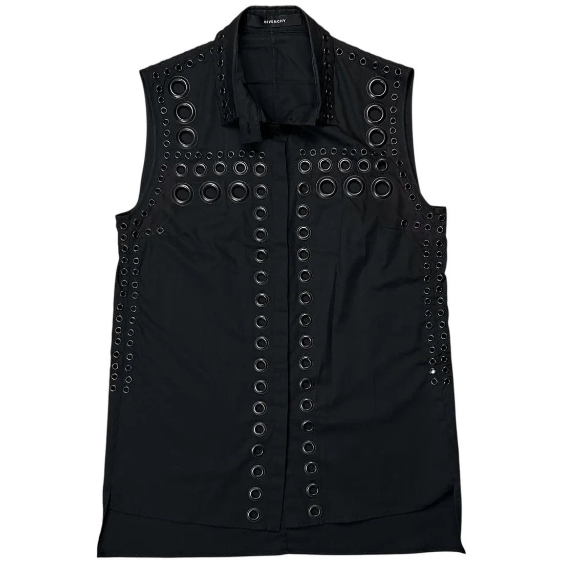 Givenchy Givenchy Sleeveless Eyelet Shirt - SS11 Size US XS / EU 42 / 0 - 1 Thumbnail