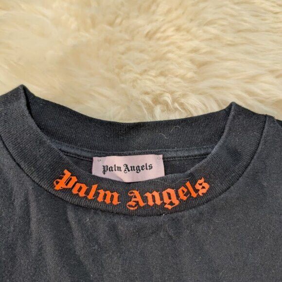 Palm Angels Palm Angels Black and Orange Long Sleeve T Shirt Size US L / EU 52-54 / 3 - 6 Thumbnail