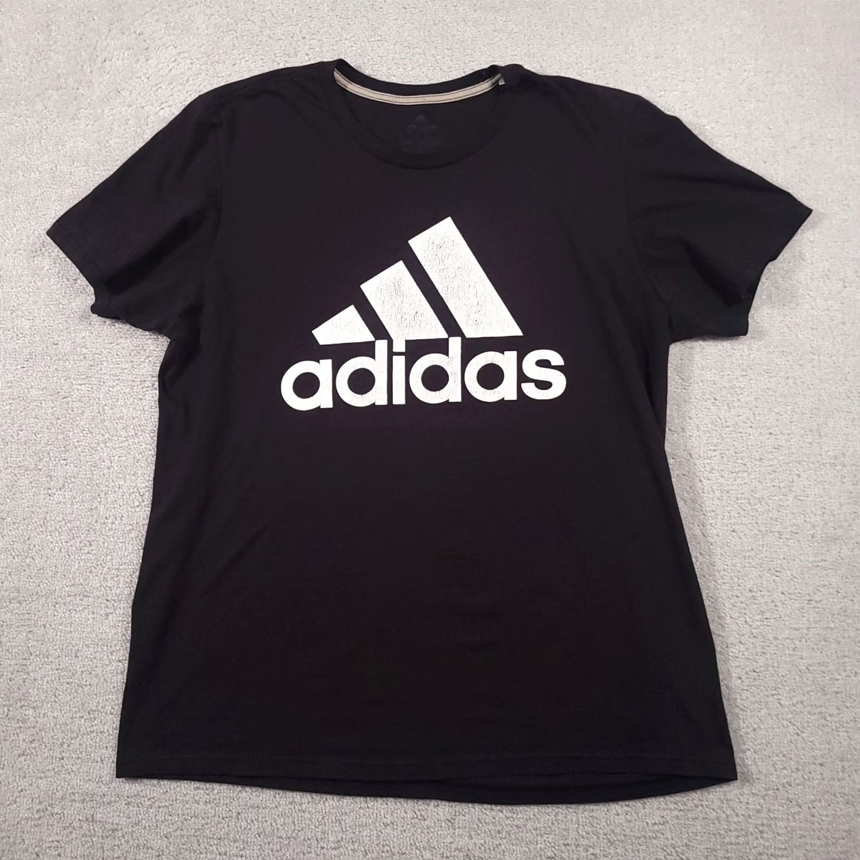 Adidas Adidas The Go-To Performance Tee Shirt Mens XL Black Logo Short Sleeve Climalite Size US XL / EU 56 / 4 - 2 Thumbnail