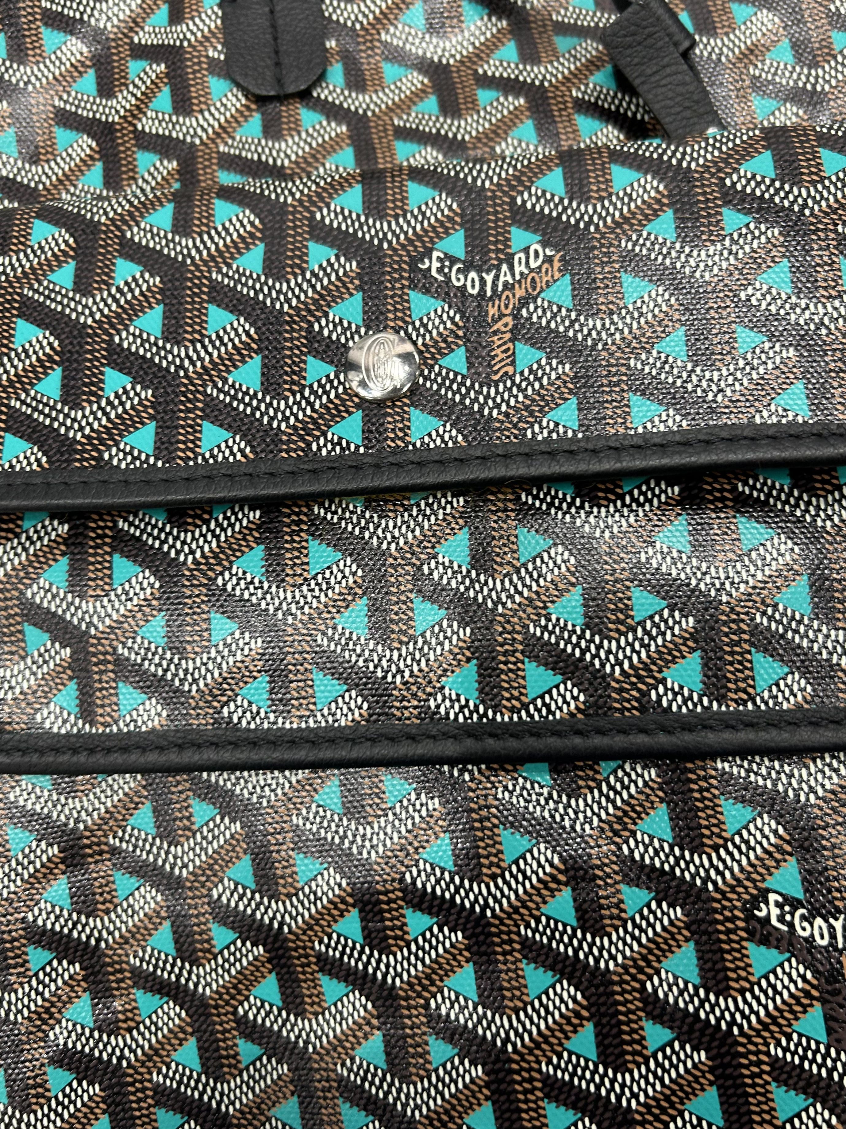 Goyard Goyard Goyardine Canvas St. Louis Claire PM Tote in Opaline/Black Size ONE SIZE - 5 Thumbnail