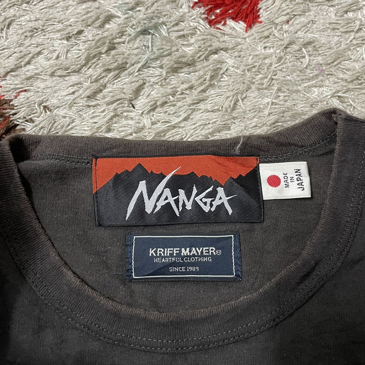 Japanese Brand 🔥🔥🇯🇵Nanga X Kriff Mayer Box Logo Spellout Outdoor Product Tee Size US M / EU 48-50 / 2 - 10 Thumbnail