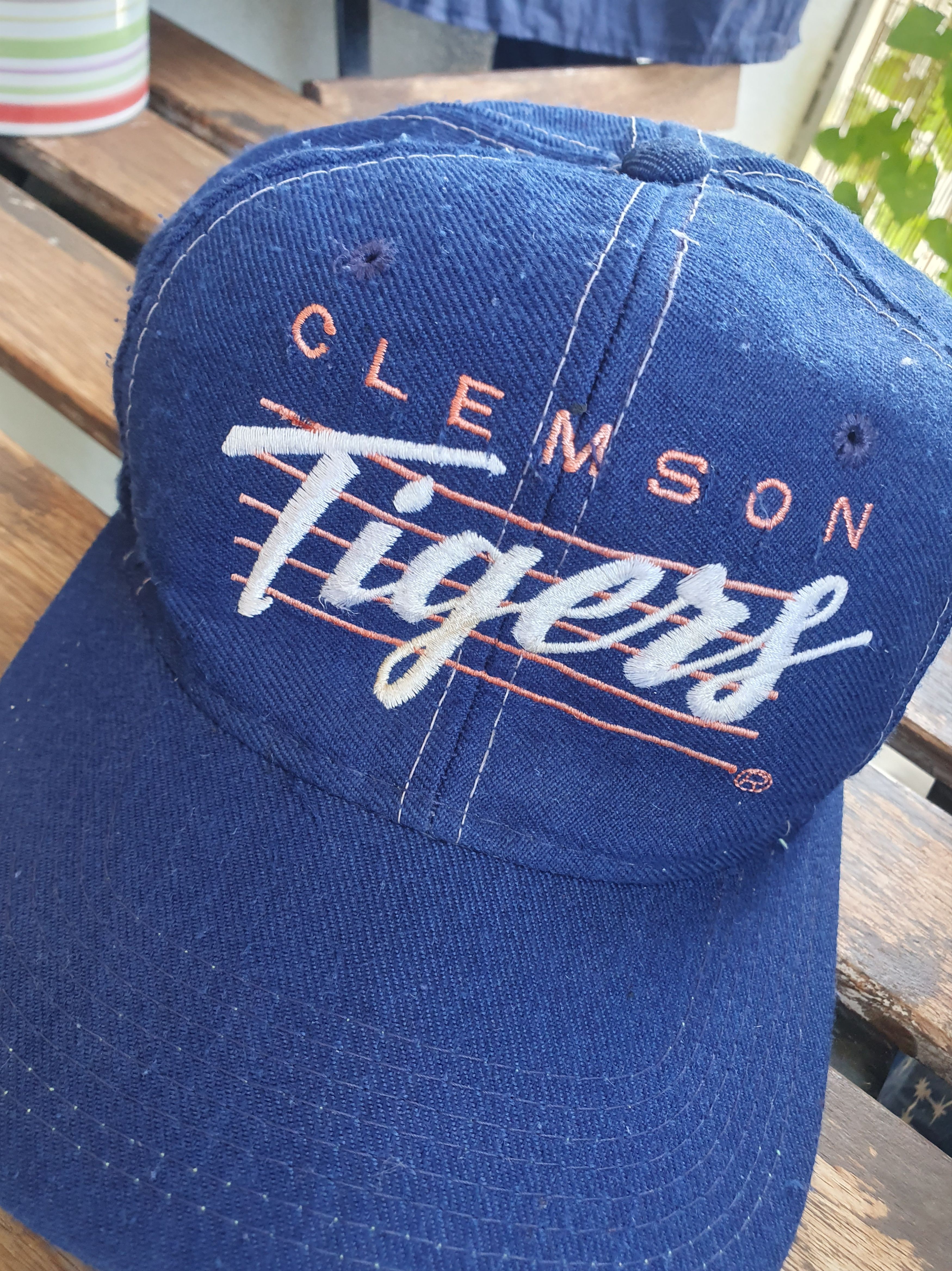Vintage Clemson Tigers Vintage Script Wool Snapback hat Size ONE SIZE - 9 Thumbnail