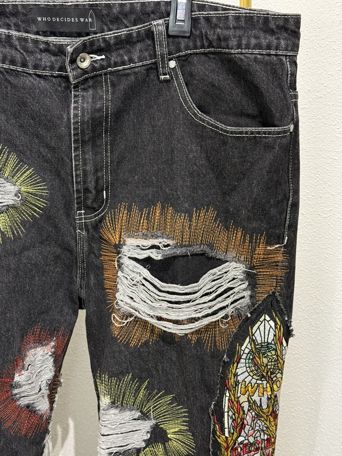 Who Decides War Who Decides War All Over Embroidery Denim size 38 Size US 38 / EU 54 - 8 Thumbnail