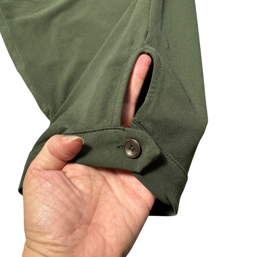 Other New Susan Graver Liquid Knit Regular Slim Leg Ankle Olive P Size 42" / US 20 - 4 Thumbnail