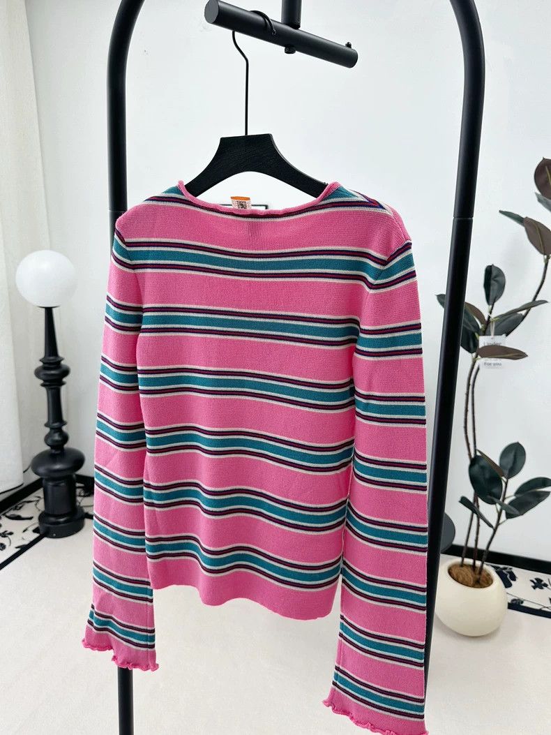 Louis Vuitton Louis Vuitton Pink striped sweater Size XS / US 0-2 / IT 36-38 - 3 Thumbnail
