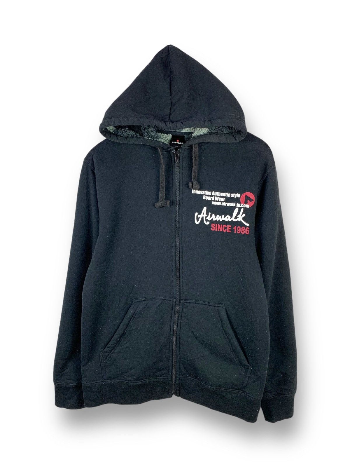 Airwalk Steals! Airwalk Zipper Hoodie Fleece Lining Size US L / EU 52-54 / 3 - 1 Thumbnail