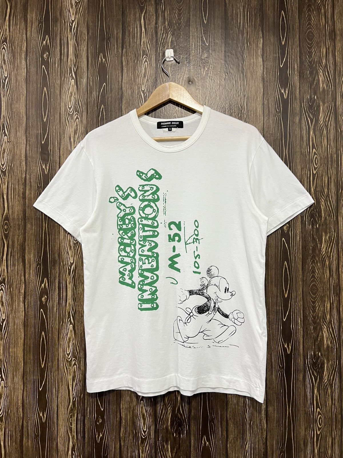 Comme des Garcons Comme Des Garcons Homme Deux x Mickey Mouse Tshirt Size US M / EU 48-50 / 2 - 1 Thumbnail