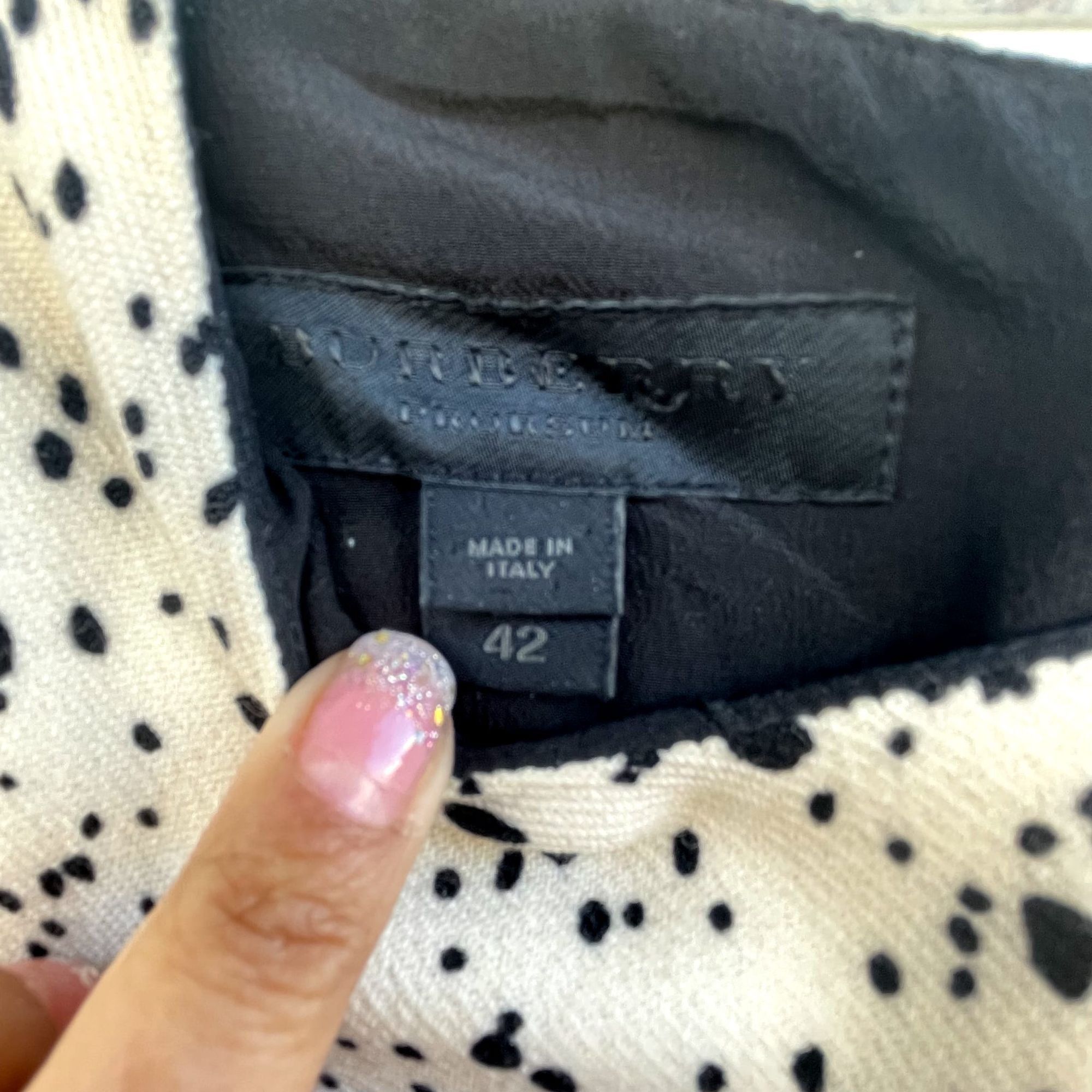 Burberry Burberry Wool Black Ivory Speckle Shift Degrade Sheath Wome Size M / US 6-8 / IT 42-44 - 5 Thumbnail