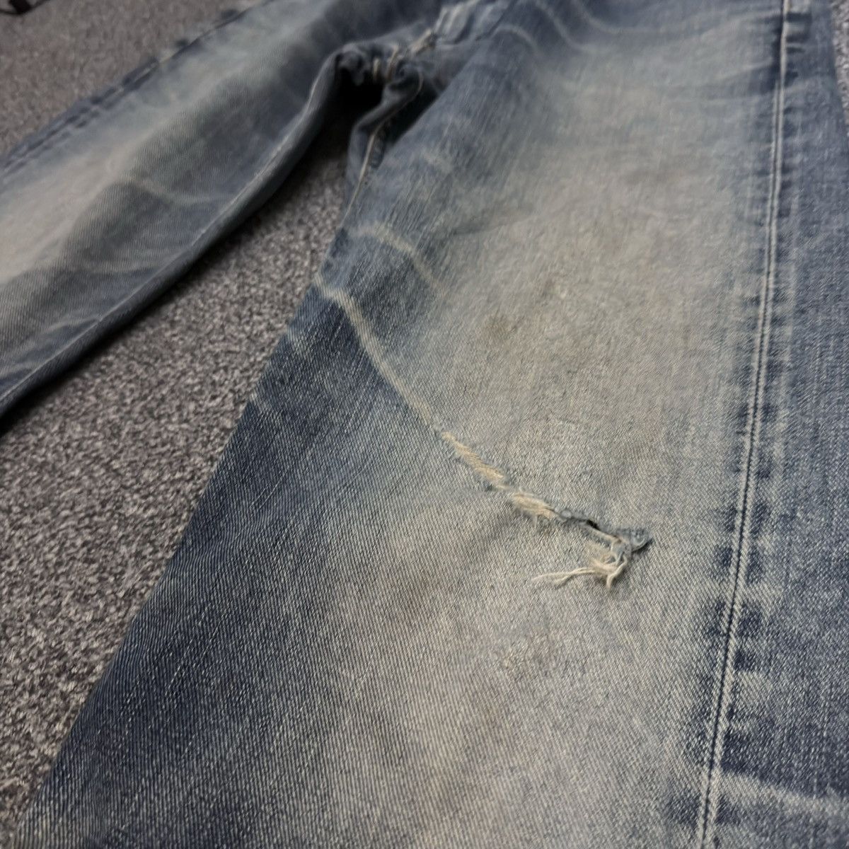 Seditionaries Vintage 90s Japanese Selvedge Lee Union Made Rusty Denim Size US 32 / EU 48 - 5 Thumbnail