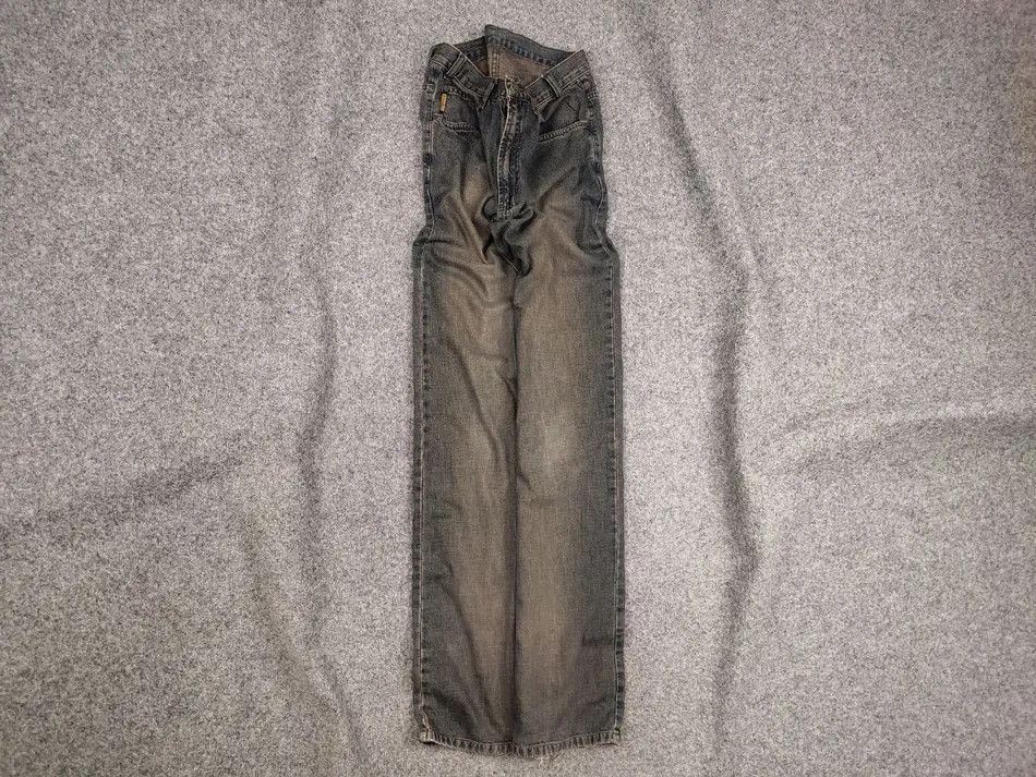 Giorgio Armani Rare Vintage Giorgio Armani Logo Dark Faded Denim Jeans Size US 32 / EU 48 - 1 Thumbnail