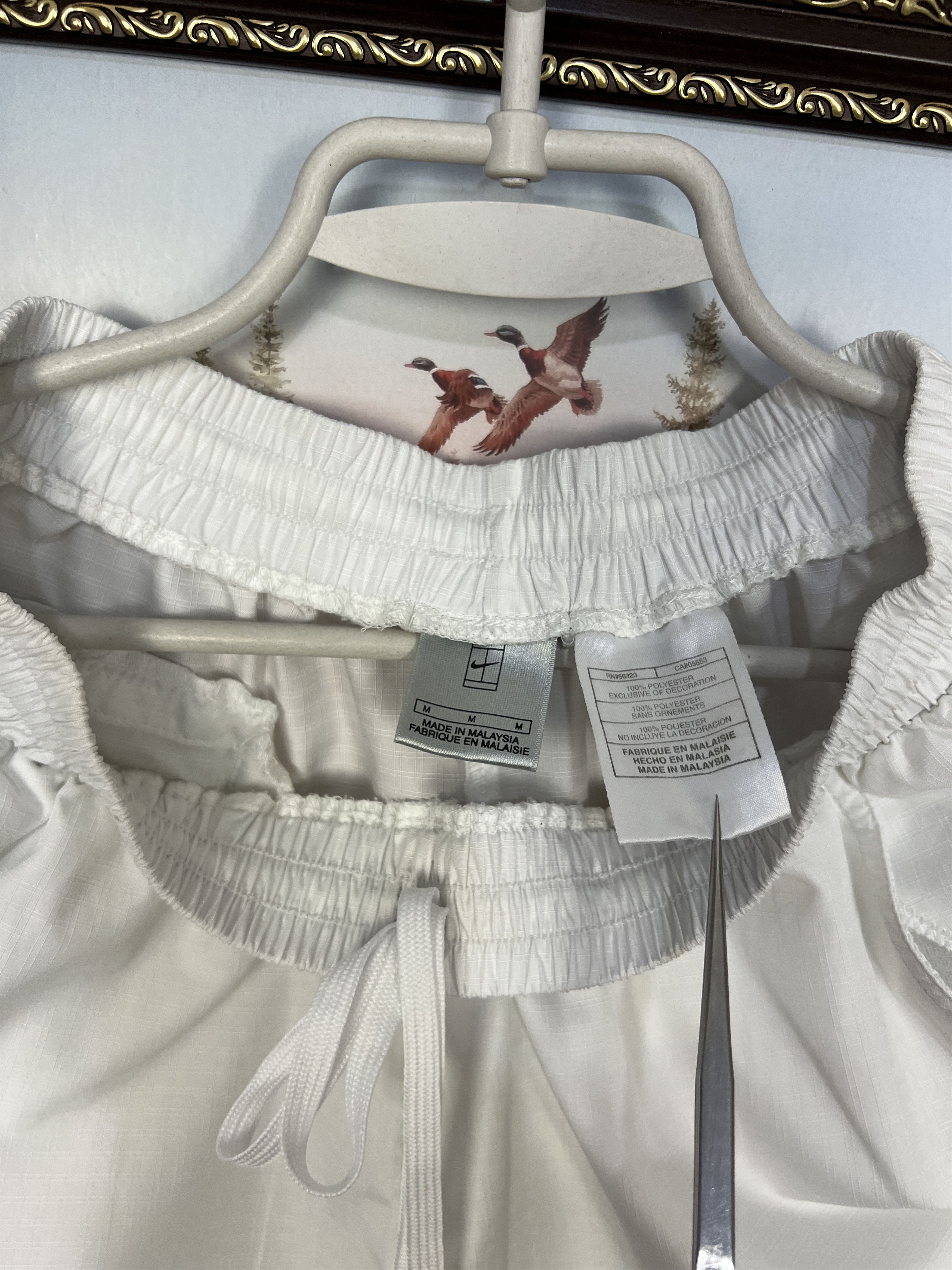 Nike Vintage Nike Court Andre Agassi White Shorts Mens Tennis M Size US 32 / EU 48 - 6 Thumbnail