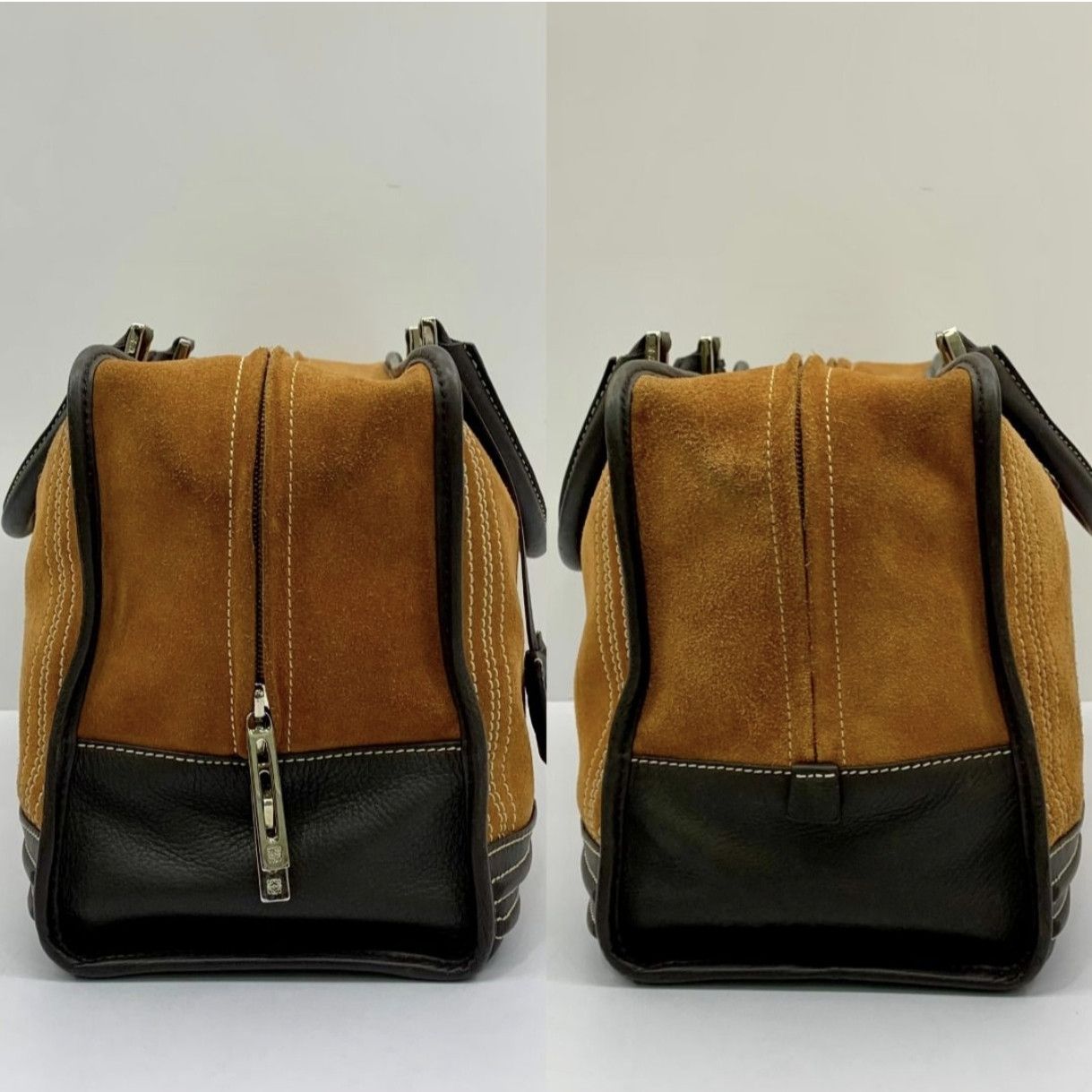 Loewe LOEWE Amazona 36 Suede Leather Handbags Size ONE SIZE - 5 Thumbnail