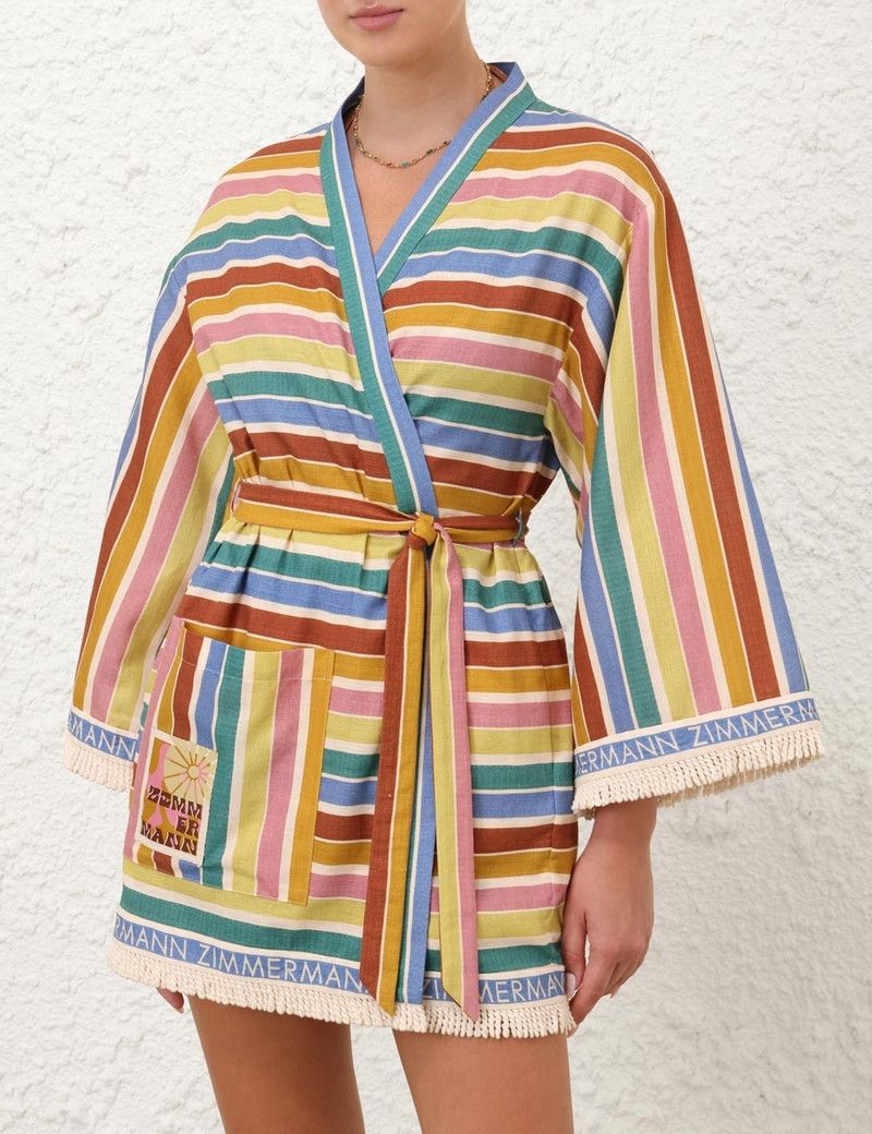 Zimmermann oc11z0126 Everley Robe in Multicolor Size M / US 6-8 / IT 42-44 - 2 Thumbnail