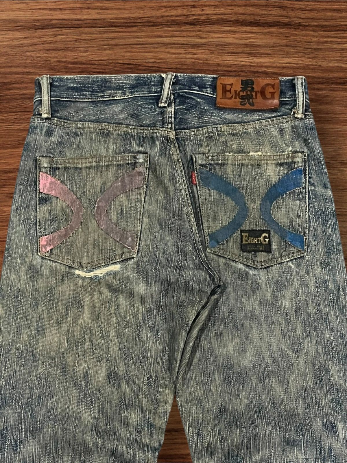 Kapital Vintage 18oz Eight G Union Made Selvedge Distressed Jeans Size US 30 / EU 46 - 10 Thumbnail