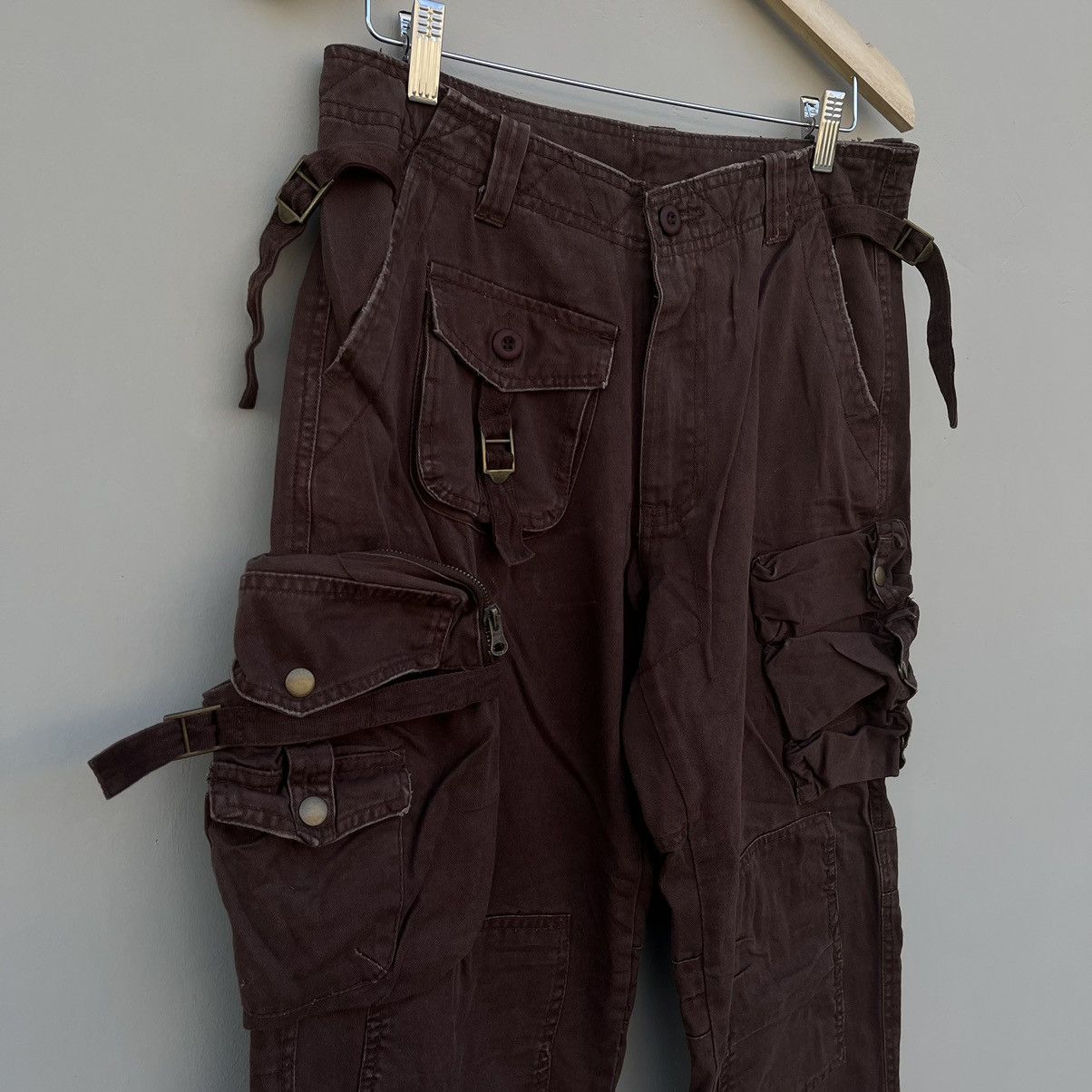 If Six Was Nine × Japanese Brand × Le Grande Bleu (L.G.B.) Japanese brand multi pocket bondage pants Size US 32 / EU 48 - 4 Thumbnail