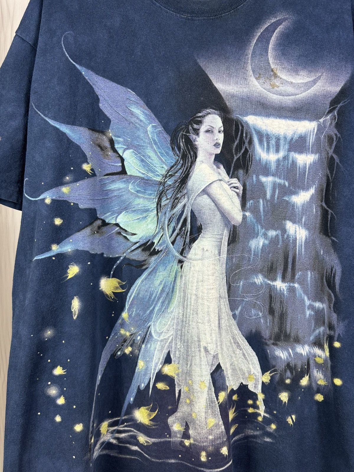 Vintage Vintage Fairy Pixie The Mountain Medium Shirt Fantasy Moon Size US L / EU 52-54 / 3 - 4 Thumbnail