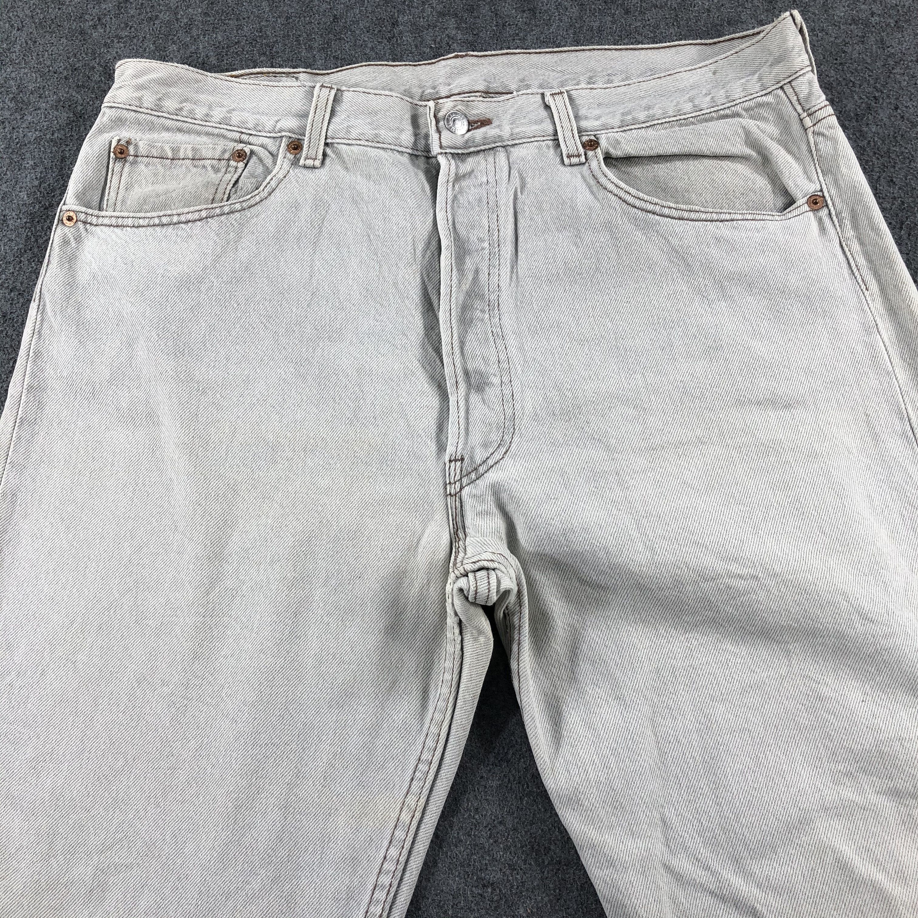 Levi's Vintage 90s Light Wash Levis 501 Jeans-J2523 Size US 39 - 3 Thumbnail