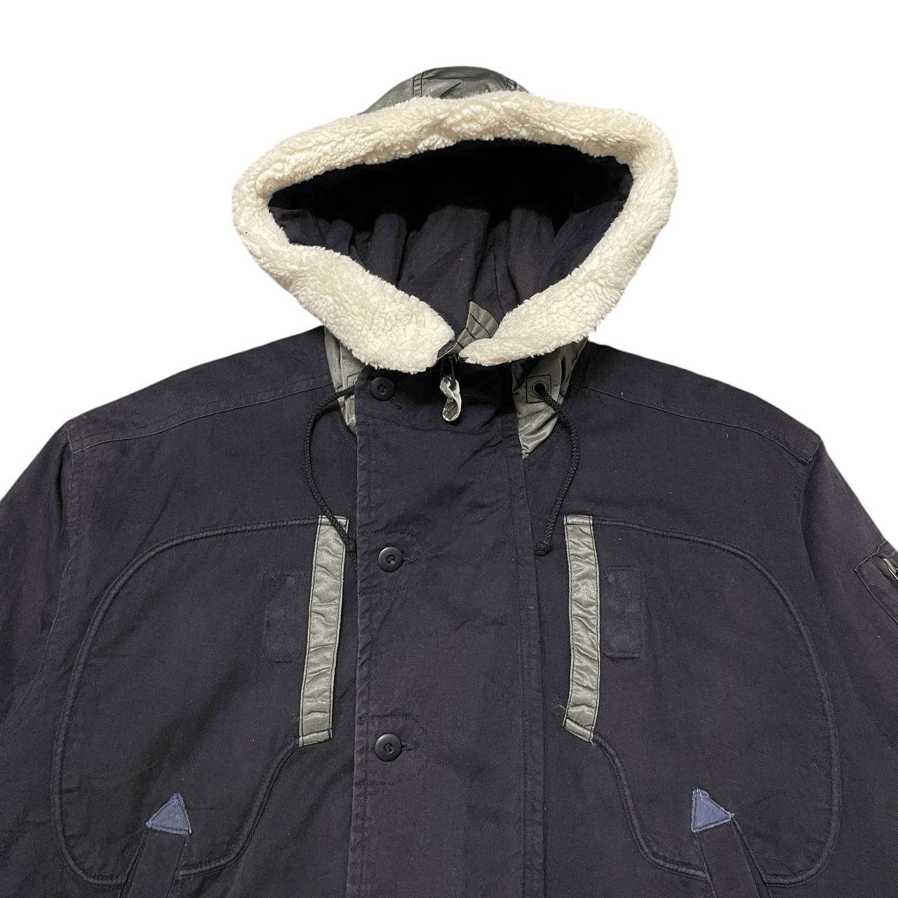 Admirable Co. Vintage Admirable Bomber Hooded Jacket Issey Miyake Style Size US L / EU 52-54 / 3 - 2 Thumbnail