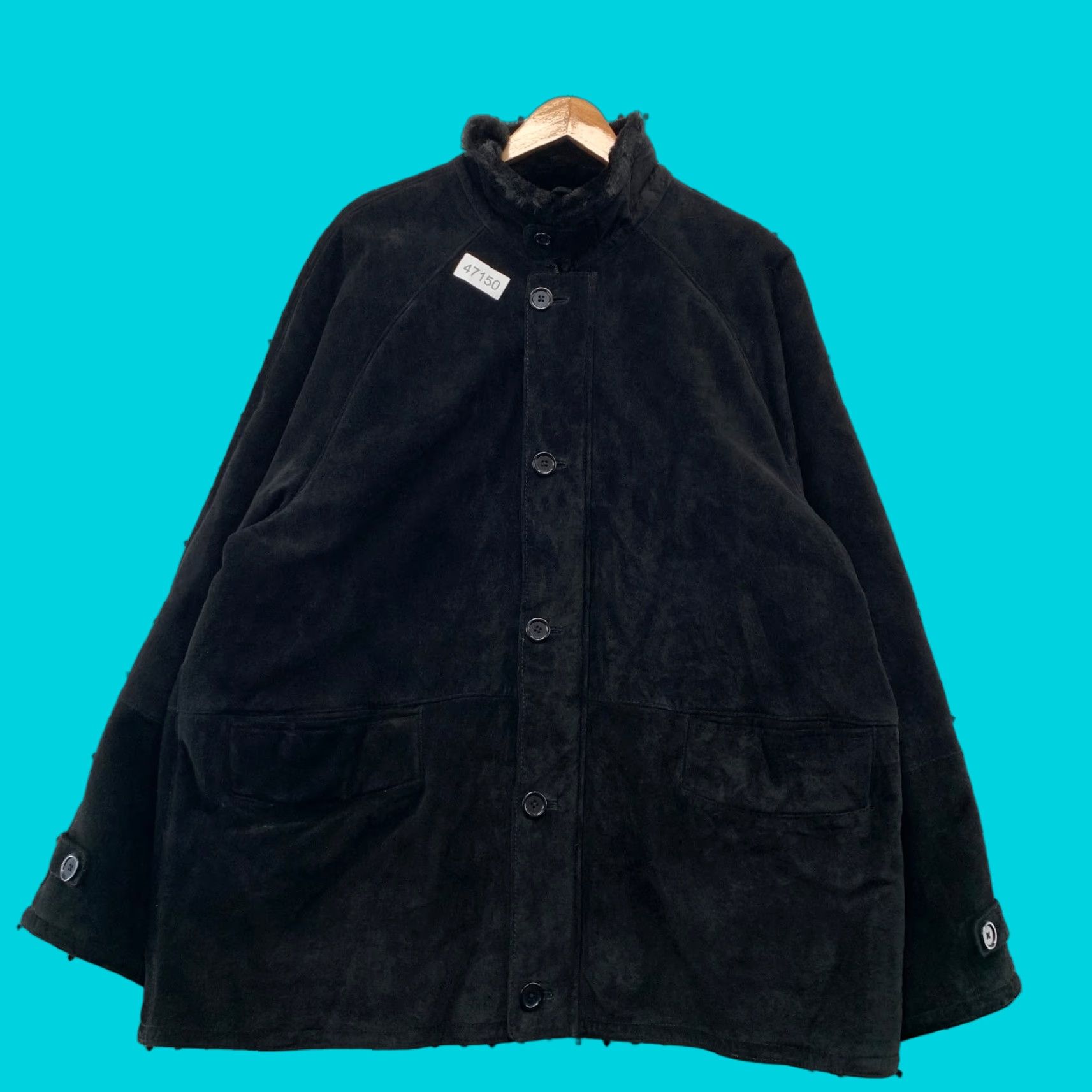 Vintage Terry Lewis Leather Suede Jacket Womens XL Black Faux Fur Liner Classic Luxuries Jacket Womens XL Black Leather Suede Terry Lewis Size XL / US 12-14 / IT 48-50 - 1 Thumbnail