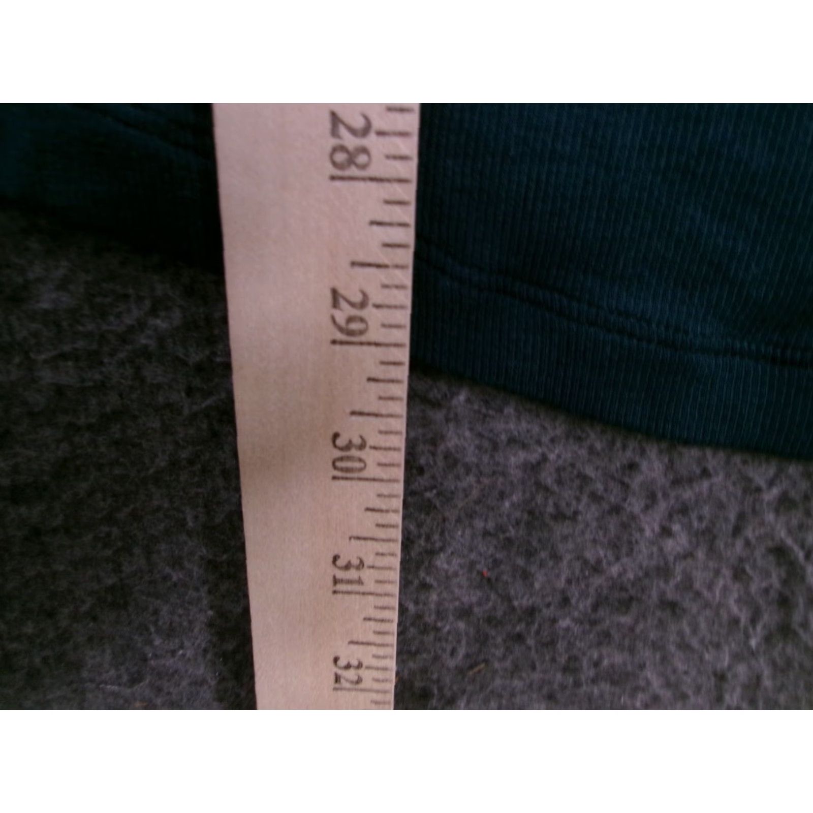 Vintage Universal Standard Dress Womens 3XS Ribbed Short Sleeve Tunic Modal Fitted Teal Size 26" / US 2 / IT 38 - 5 Thumbnail