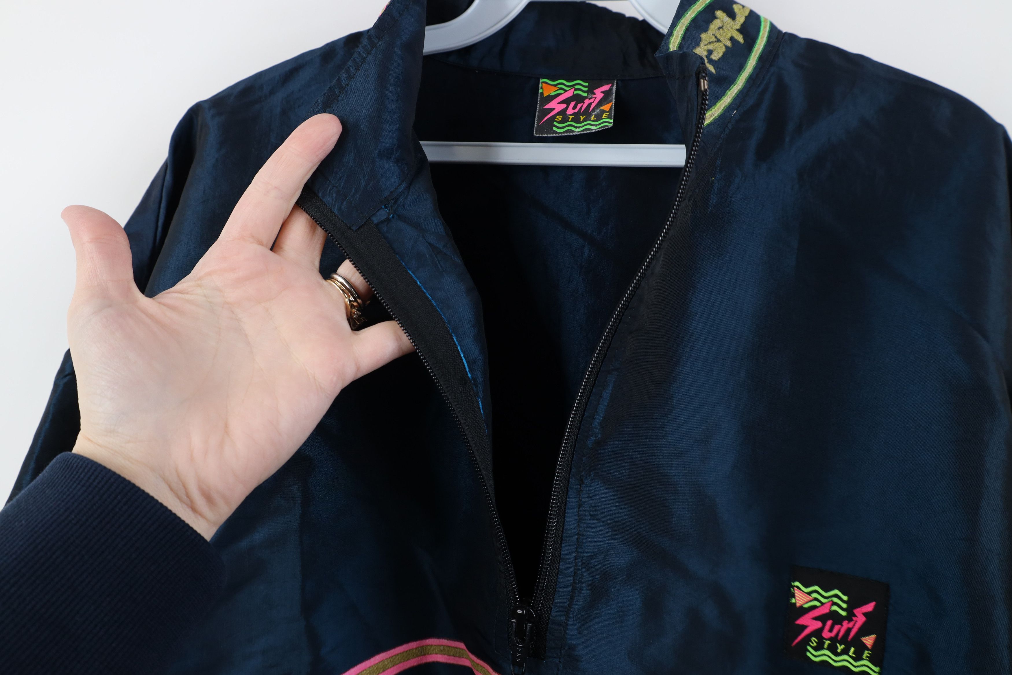 Vintage Vintage 90s Surf Style Chromatic Windbreaker Jacket USA Size US L / EU 52-54 / 3 - 9 Thumbnail