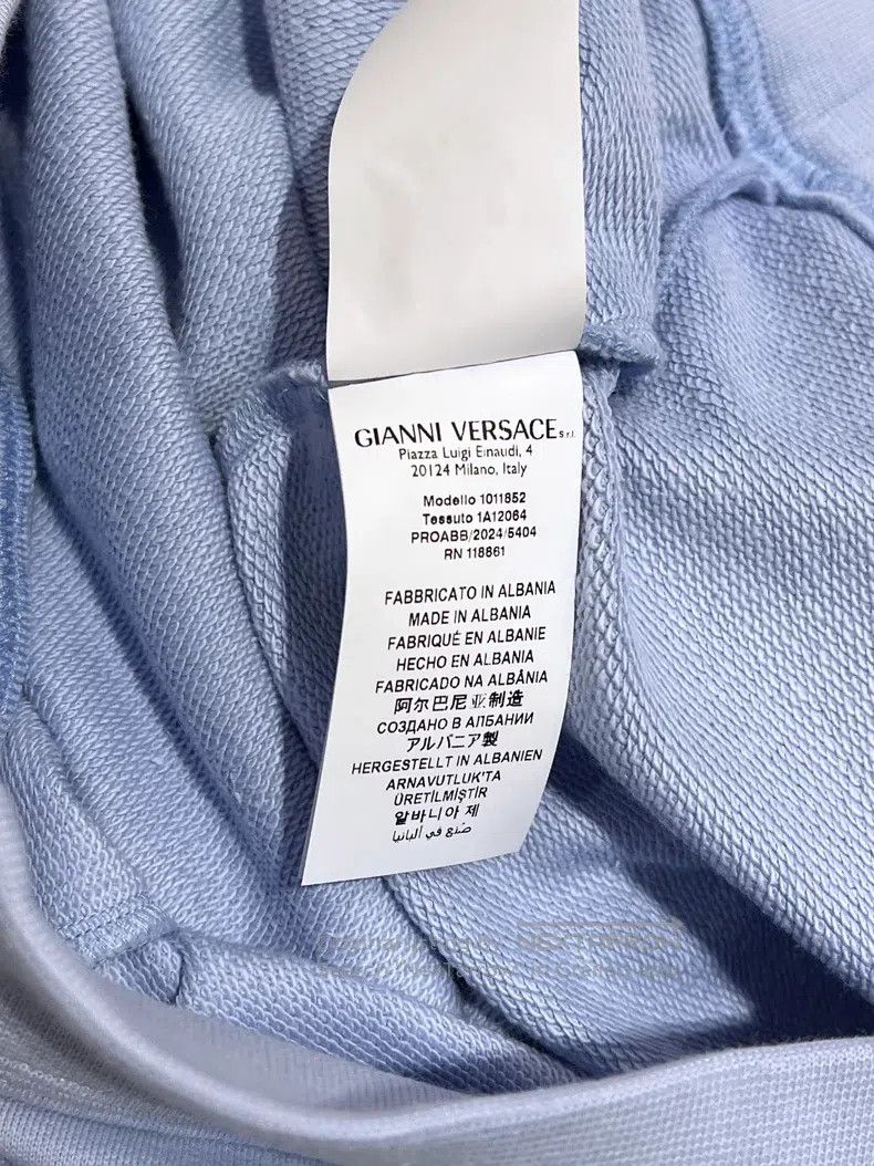 Versace Versace Light blue multi-element print cotton sweatshirt Size US S / EU 44-46 / 1 - 7 Thumbnail