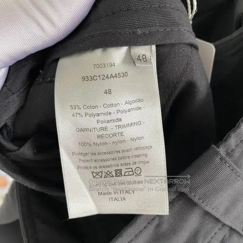 Dior Dior Black Cotton Casual Pants for Women . Size 23" - 7 Thumbnail