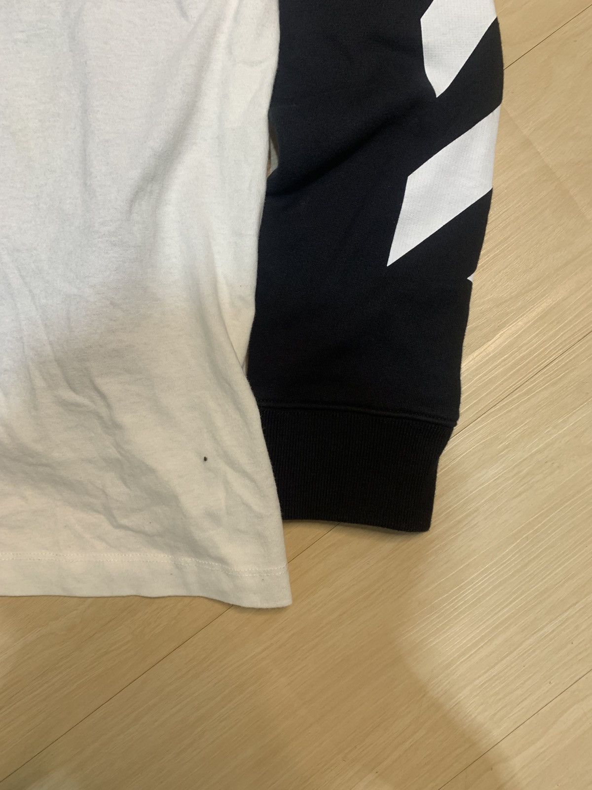 Off-White Off-White Golden Ratio Double Tee Hoodie Size US M / EU 48-50 / 2 - 5 Thumbnail