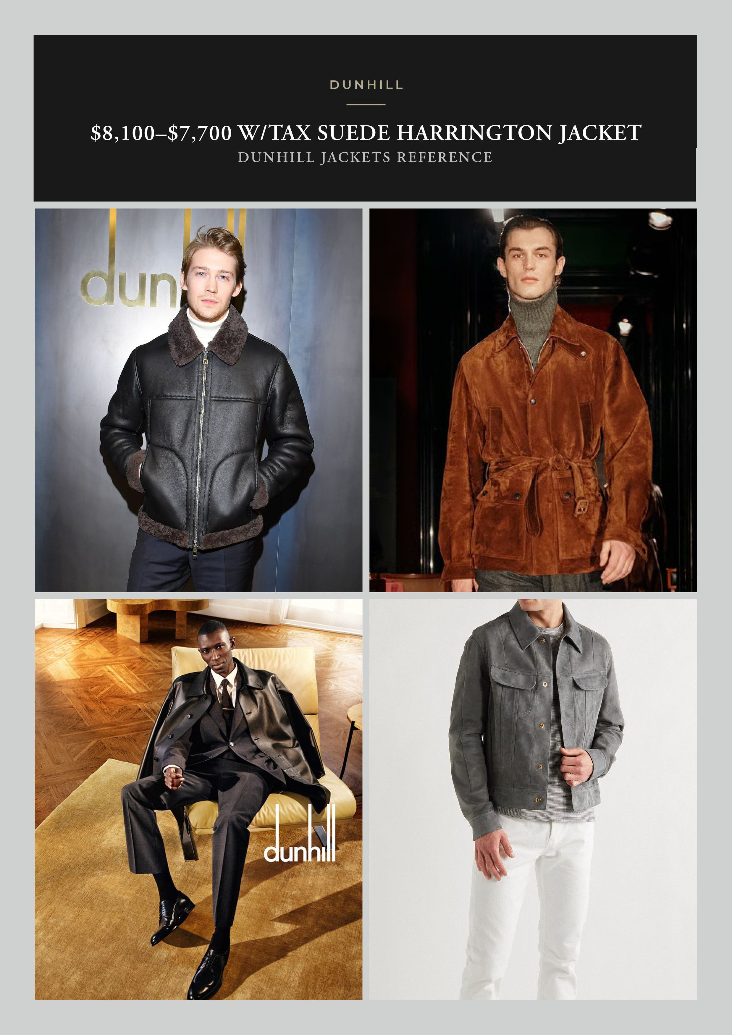 Alfred Dunhill 1 of 1 In the World $5700 DUNHILL Lamb / Loro Piana Cashmere Size US M / EU 48-50 / 2 - 4 Thumbnail