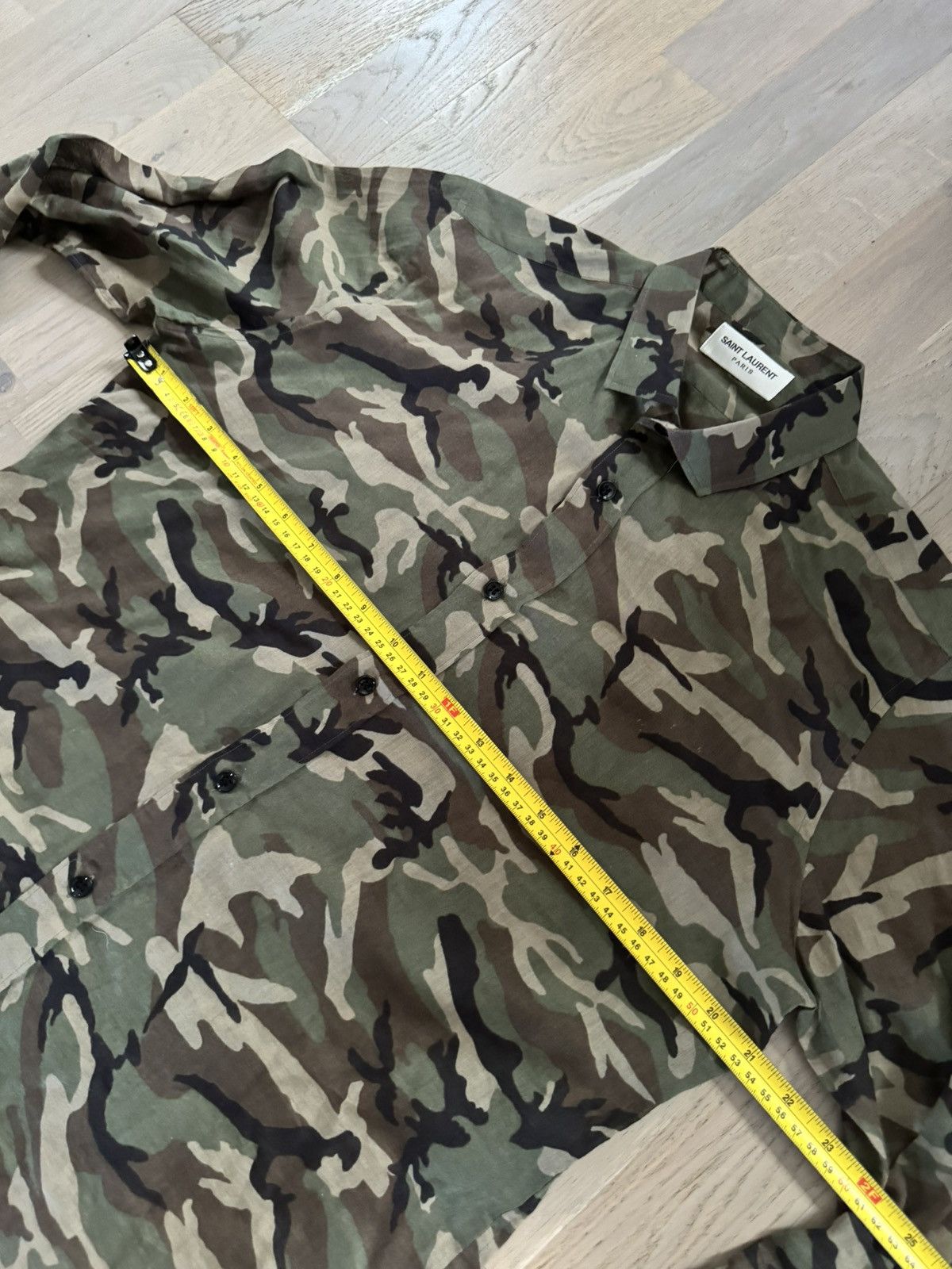 Saint Laurent Paris SAINT LAURENT shirt SEE PHOTOS FOR REAL TAPE MEASUREMENTS Size US S / EU 44-46 / 1 - 5 Thumbnail