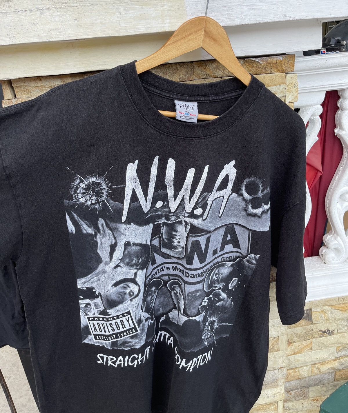 Rap Tees Vintage’90s🔥N.W.A🔥World’s Most Dangerous Group Tshirt Size US XXL / EU 58 / 5 - 2 Thumbnail
