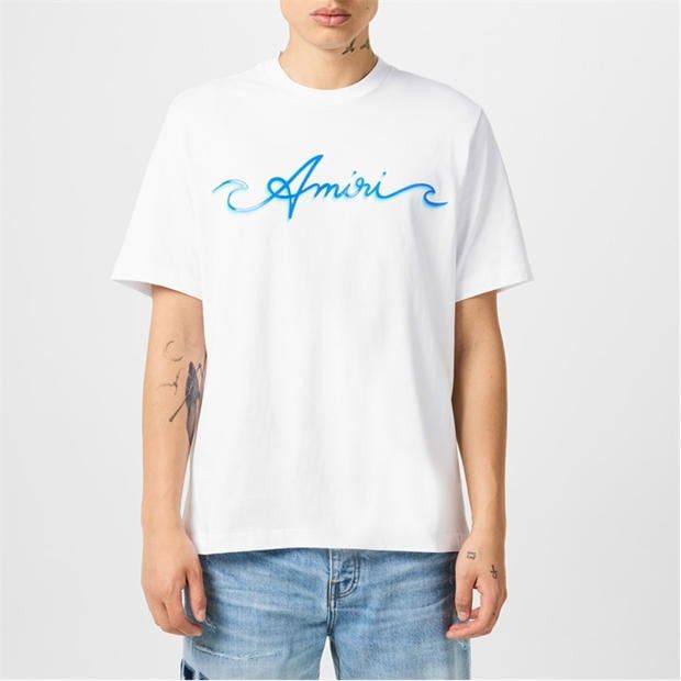 Amiri AMIRI Wave T-Shirt Size US XXL / EU 58 / 5 - 2 Thumbnail