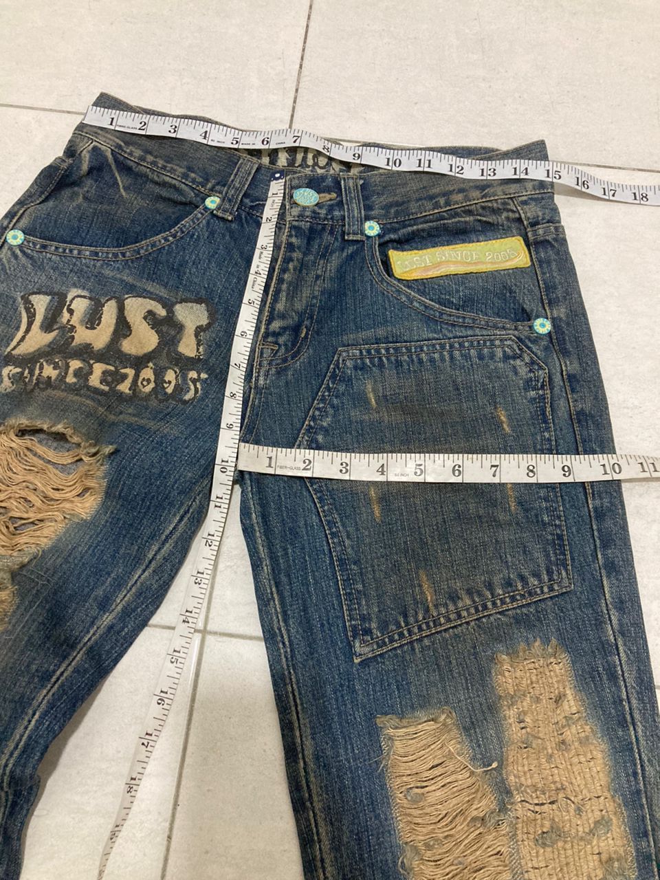 Hysteric Glamour Distressed Denim Size US 30 / EU 46 - 8 Thumbnail