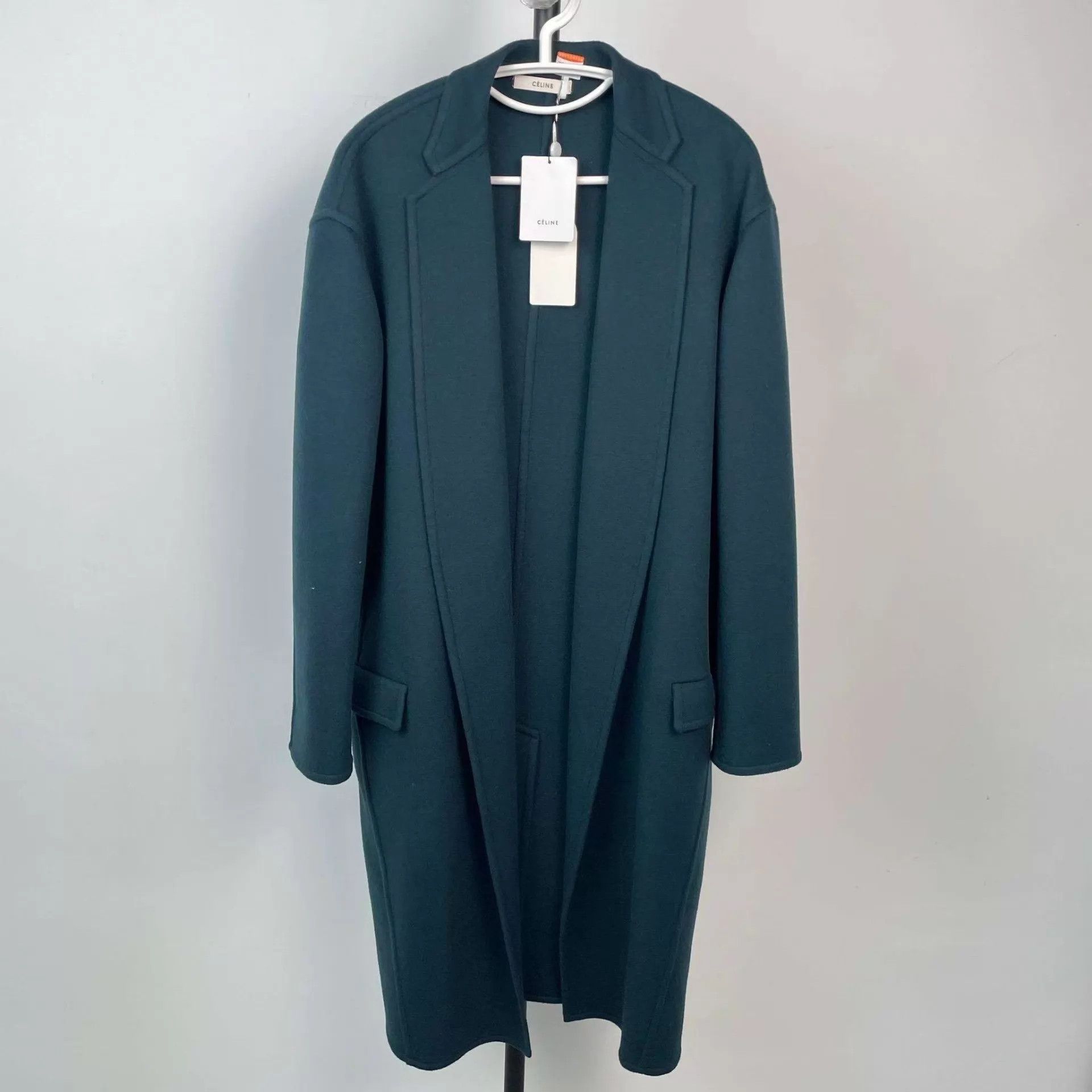 Celine Celine blue cashmere coat 36 NWT Size XS / US 0-2 / IT 36-38 - 1 Thumbnail