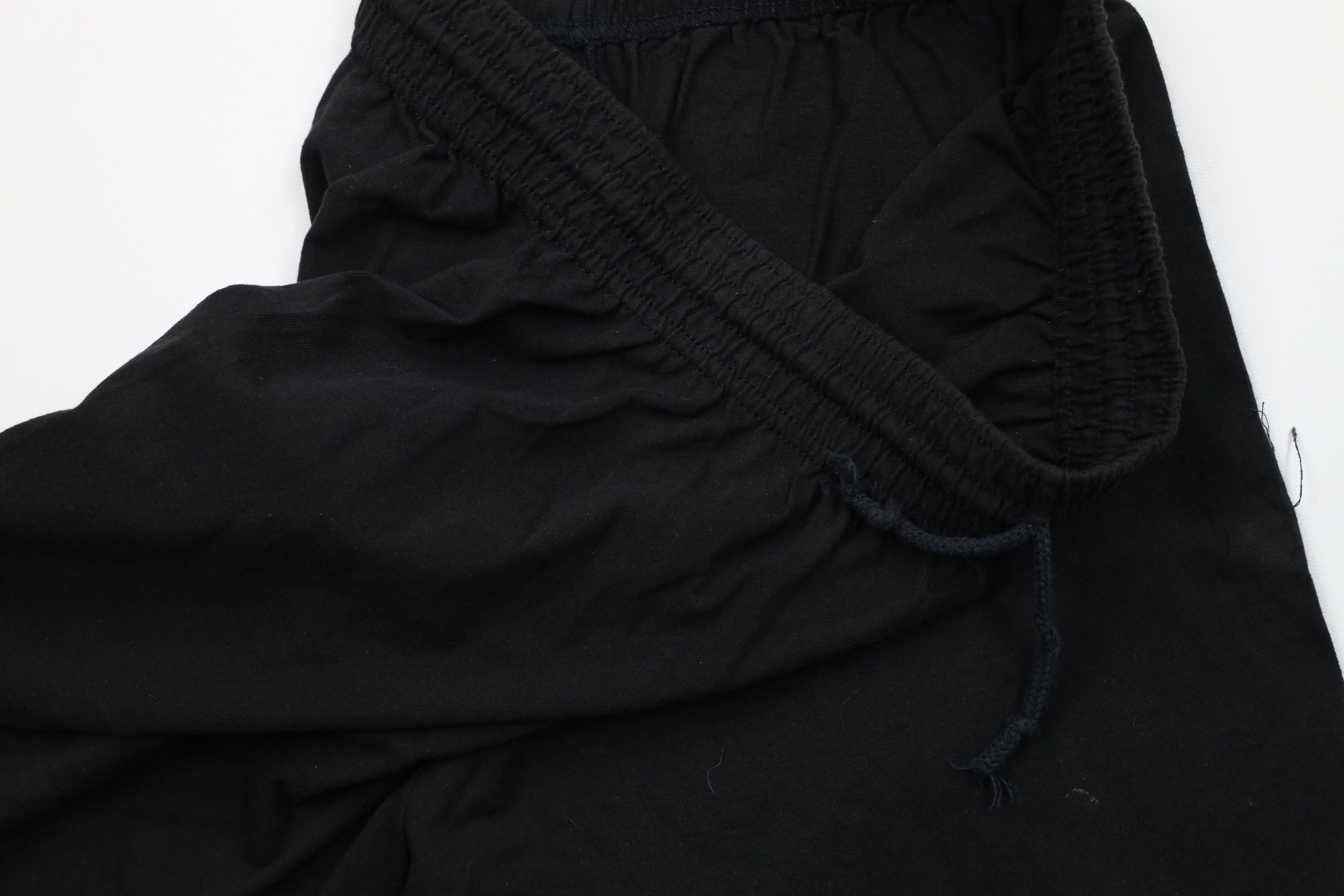 Vintage Vintage 90s Streetwear Blank Shorts Black Cotton USA Size 30" / US 8 / IT 44 - 6 Thumbnail