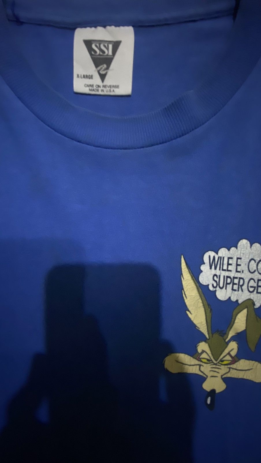 Cartoon Network × Vintage Wild E Coyote - Supergenius Tee Size US XL / EU 56 / 4 - 5 Thumbnail