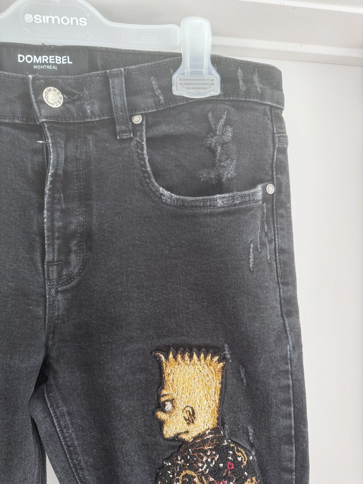 DOMREBEL Dom Rebel “Bart Simpson” Denim Size US 32 / EU 48 - 11 Thumbnail