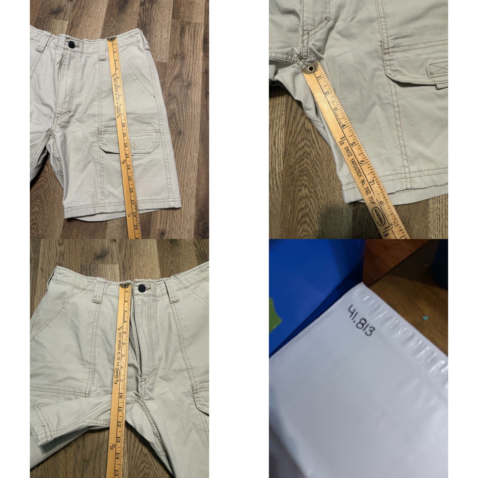 Vintage Mens Cargo Shorts Size US 34 / EU 50 - 8 Thumbnail