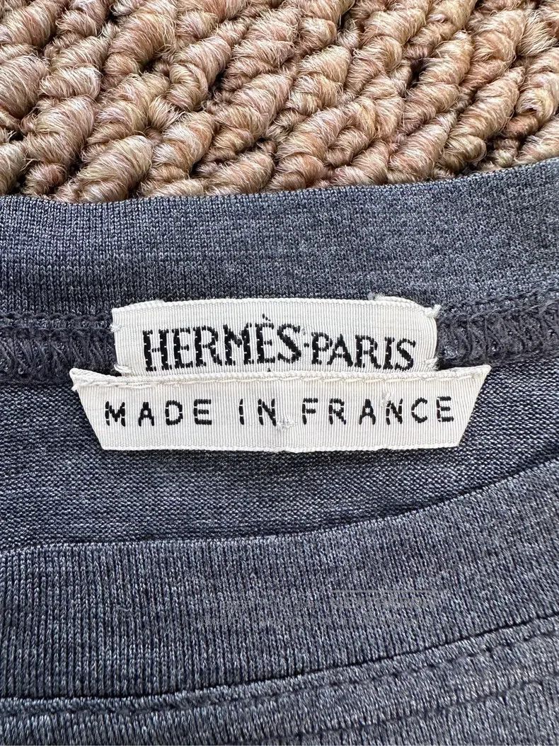 Hermes Hermes Margiela Era Round Neck Stretch Knit Long Shirt, De Size S / US 4 / IT 40 - 8 Thumbnail