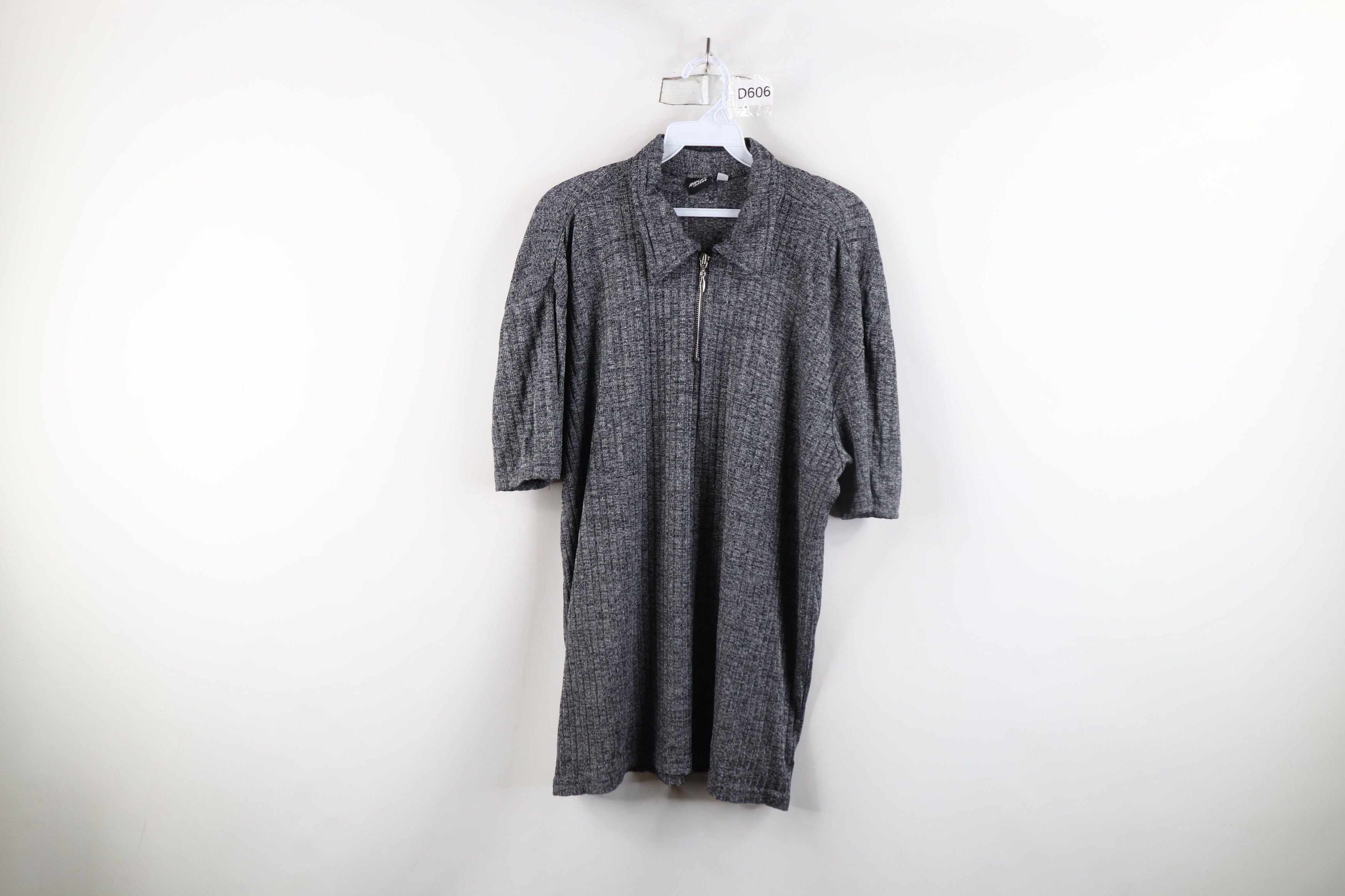 Vintage Vintage 90s Streetwear Knit Dance Rave Half Zip Polo USA Size US XL / EU 56 / 4 - 1 Thumbnail