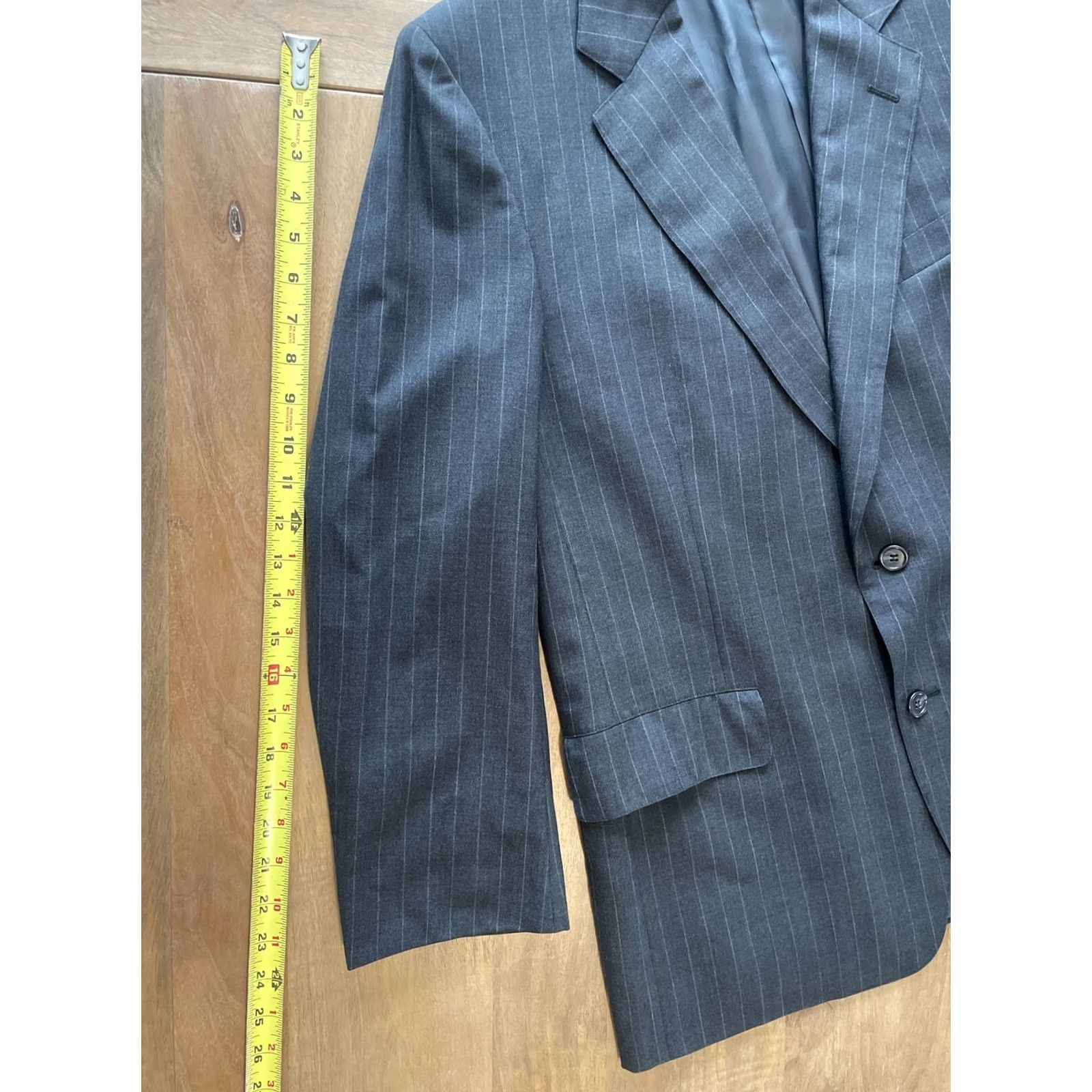 Brooks Brothers VINTAGE Brooks Brothers Makers Brooksease Blazer Jacket 100% Wool Blue Size 41 USA Classic Size 42R - 7 Thumbnail
