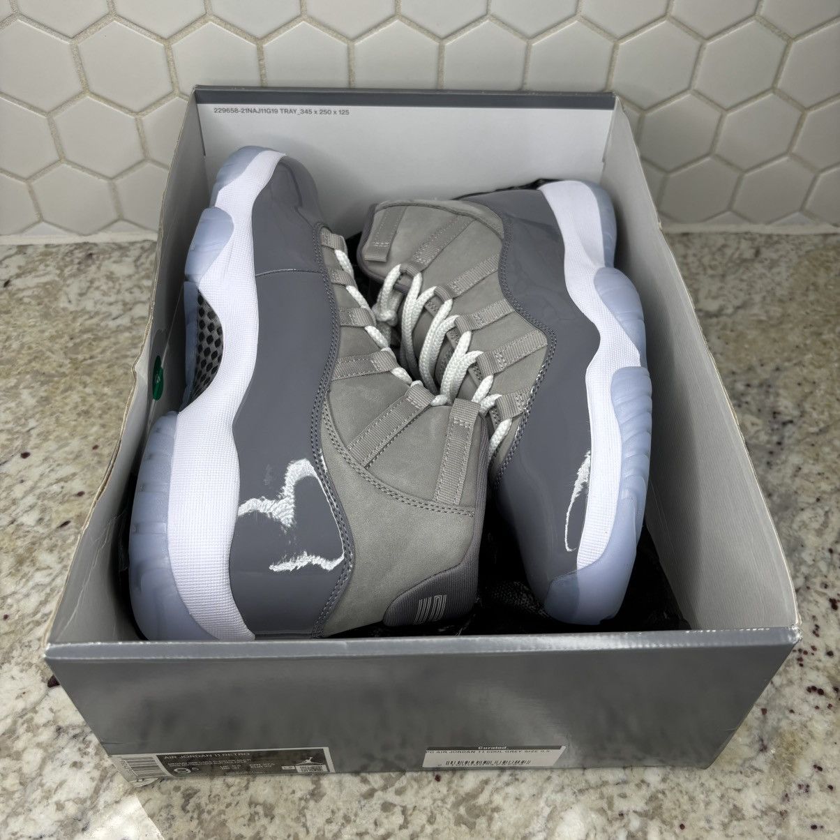 Jordan Brand Size 9.5 - Jordan 11 Retro High Cool Grey 2021 VNDS With Box Size US 9.5 / EU 42-43 - 17 Thumbnail